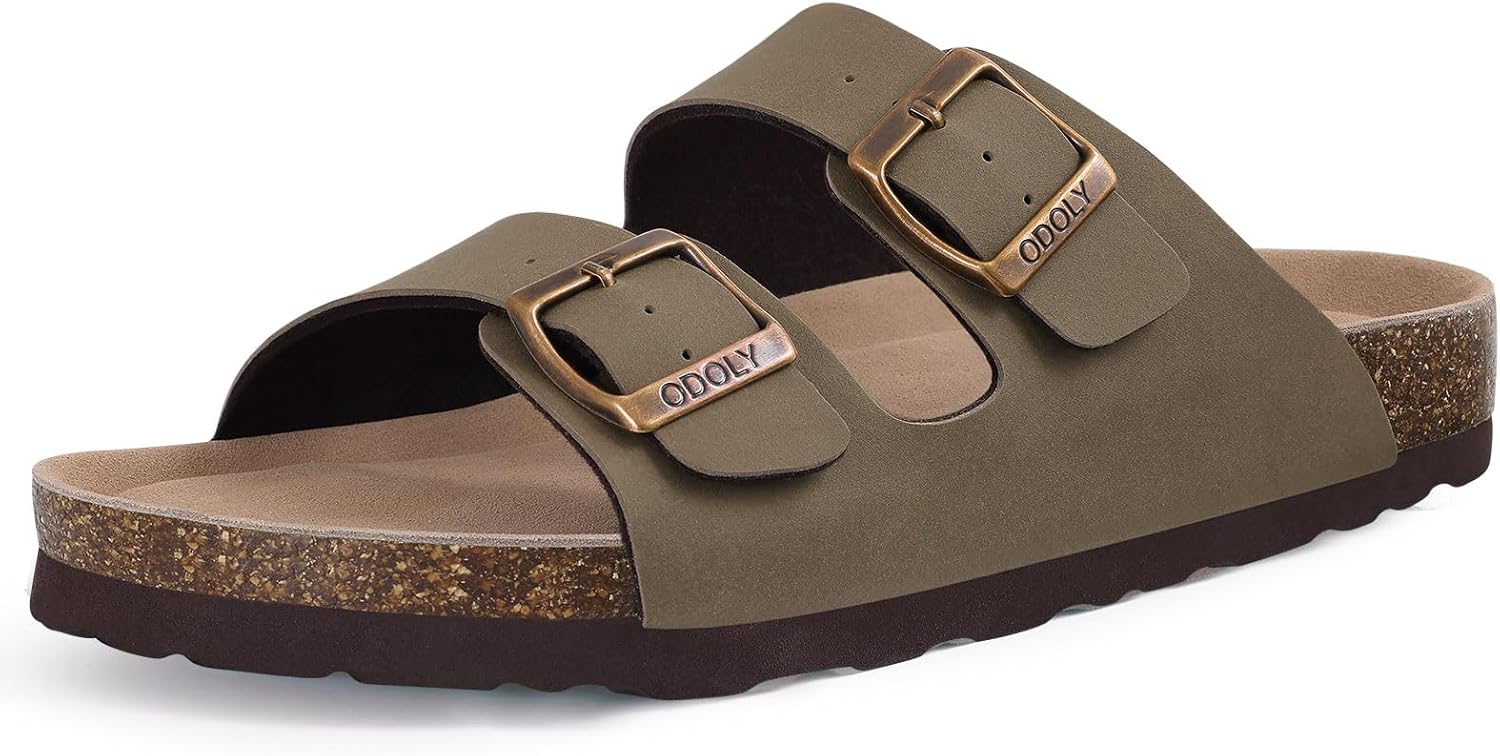 Unisex Cork Footbed Sandals – Arch Support