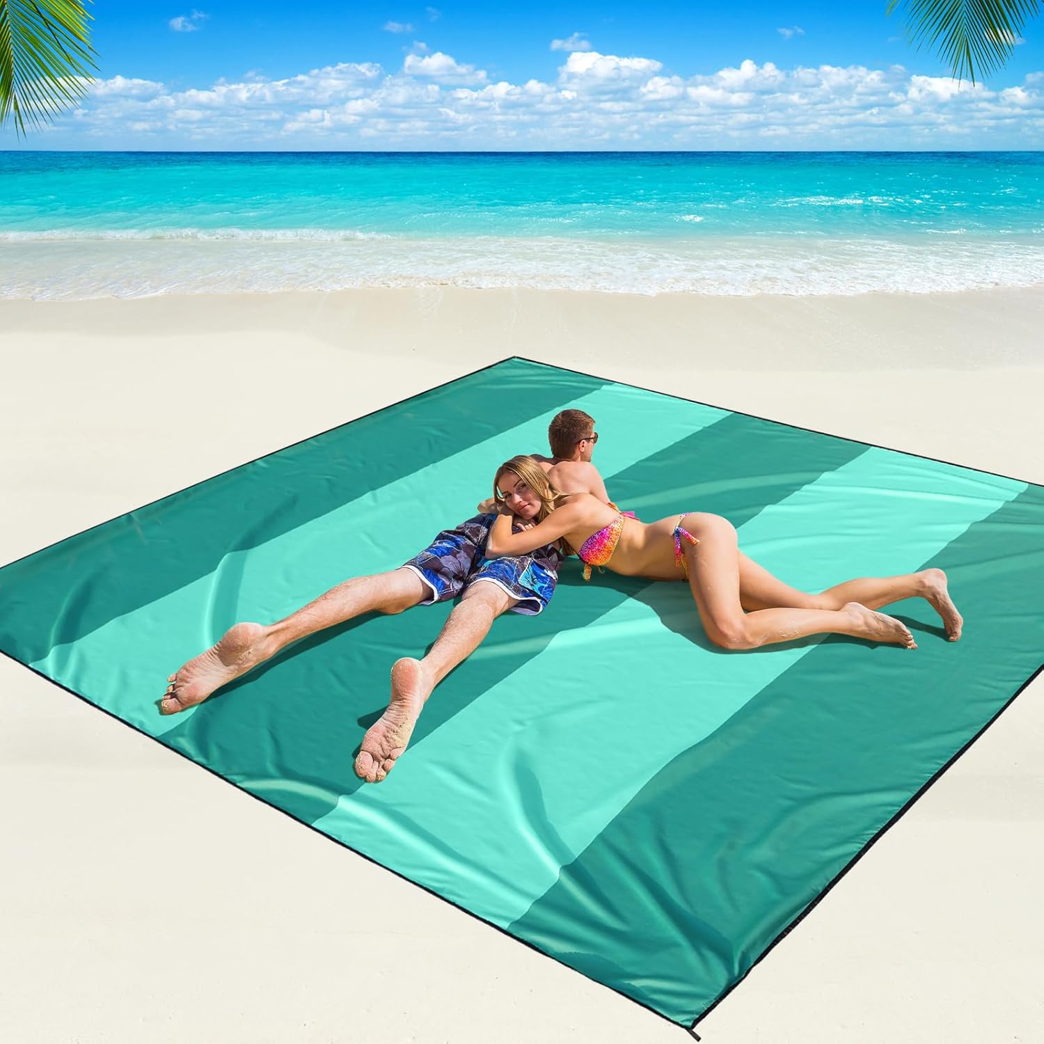 Beach Blanket Waterproof Sandproof Beach Mat