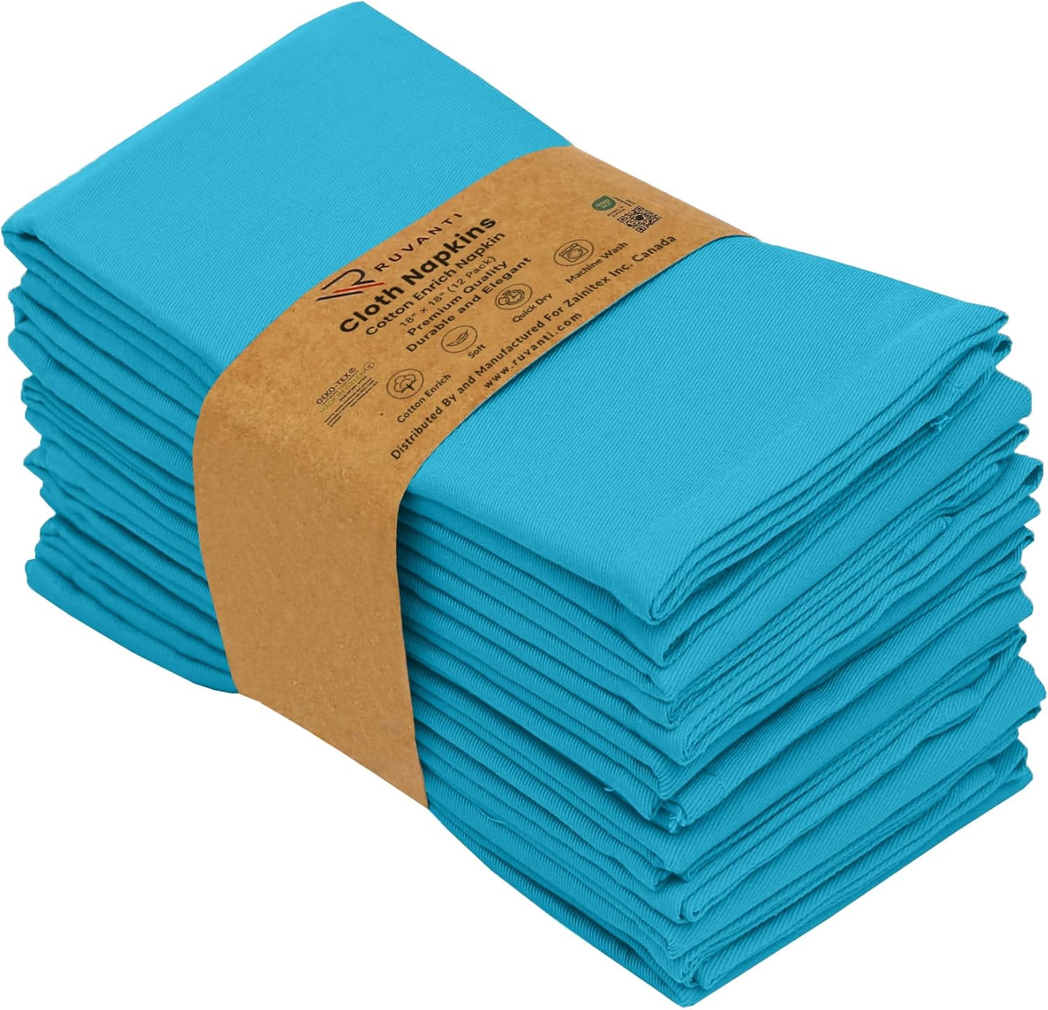 Ruvanti Cloth Napkins Set of Napkins Cloth Washable