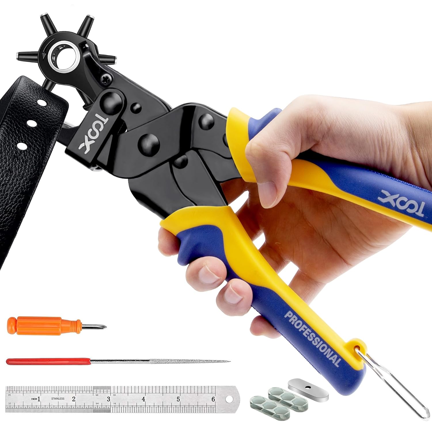 XOOL Leather Hole Punch Plier Kit