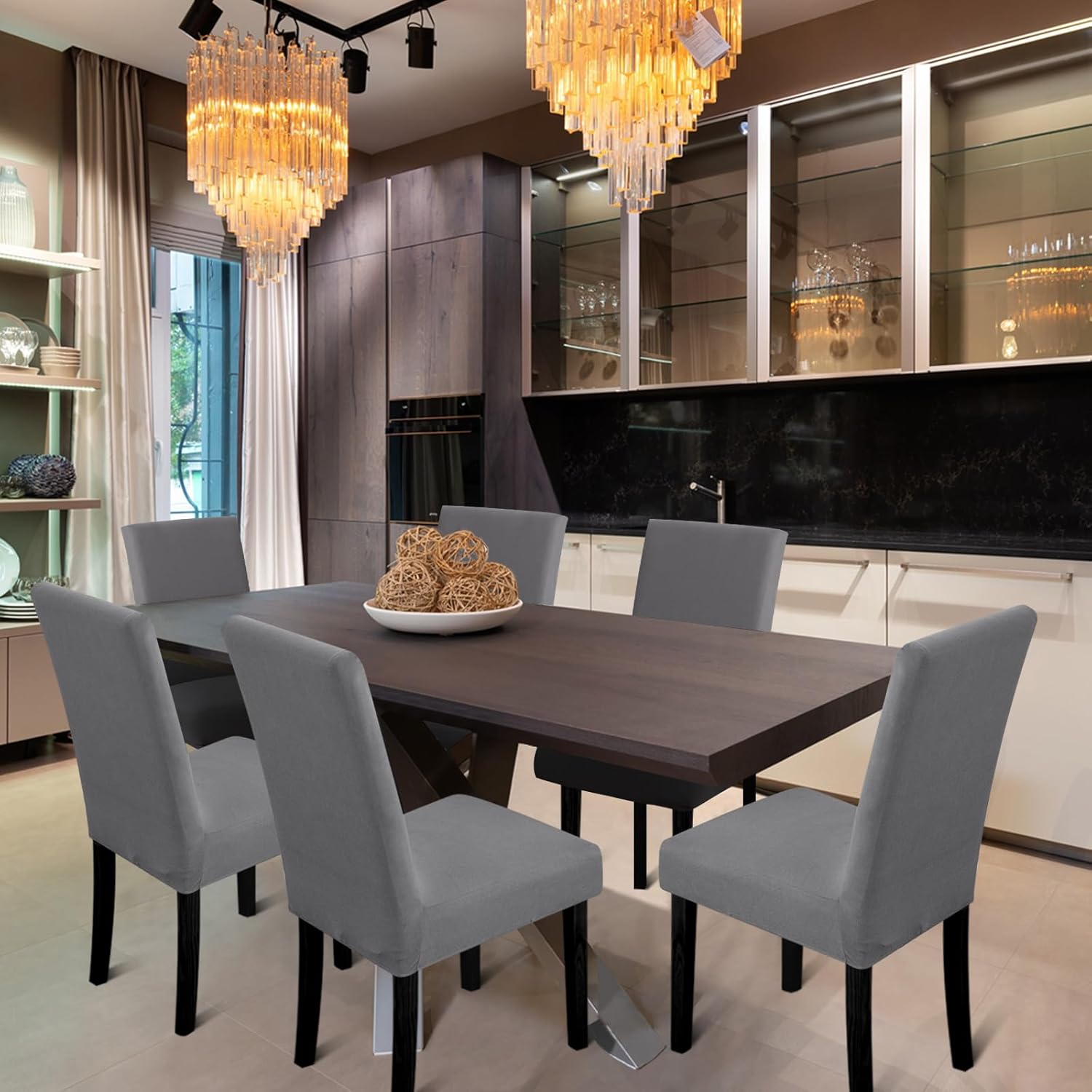 Chair Covers Stretch Kitchen Dining Room