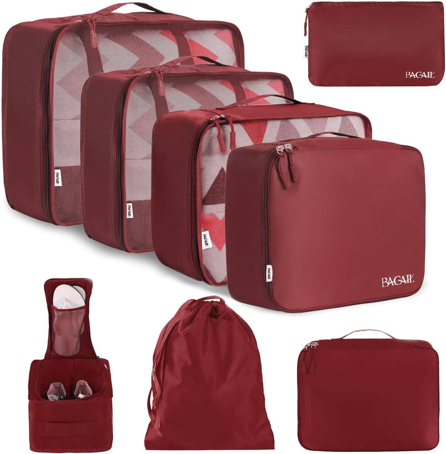 BAGAIL 8-Set Packing Cubes