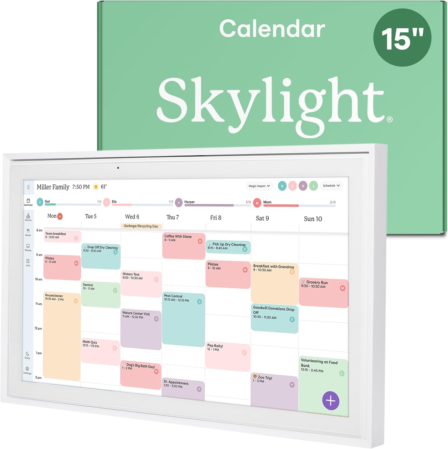 Digital Calendar & Family Organizer 2025