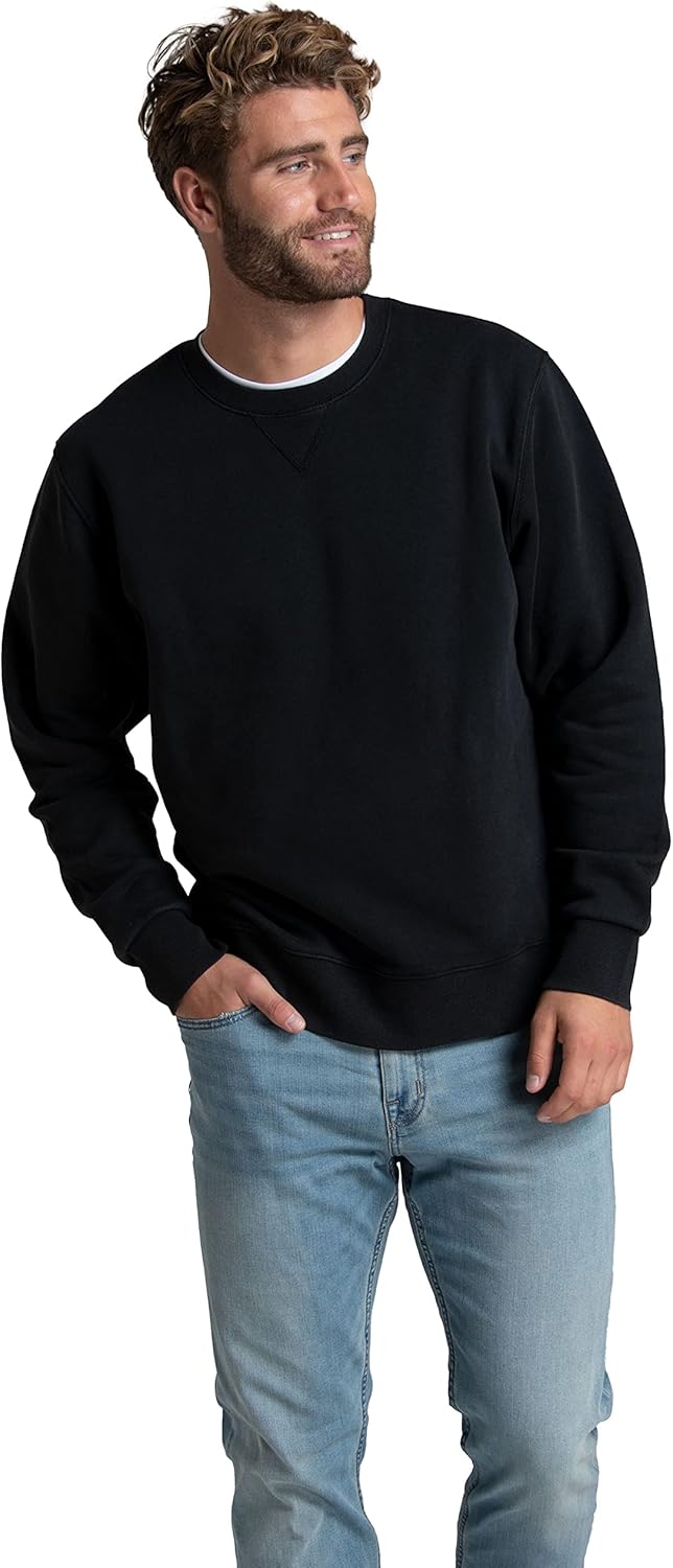 Fruit of the Loom Men's Eversoft Fleece Crewneck Sweatshirts