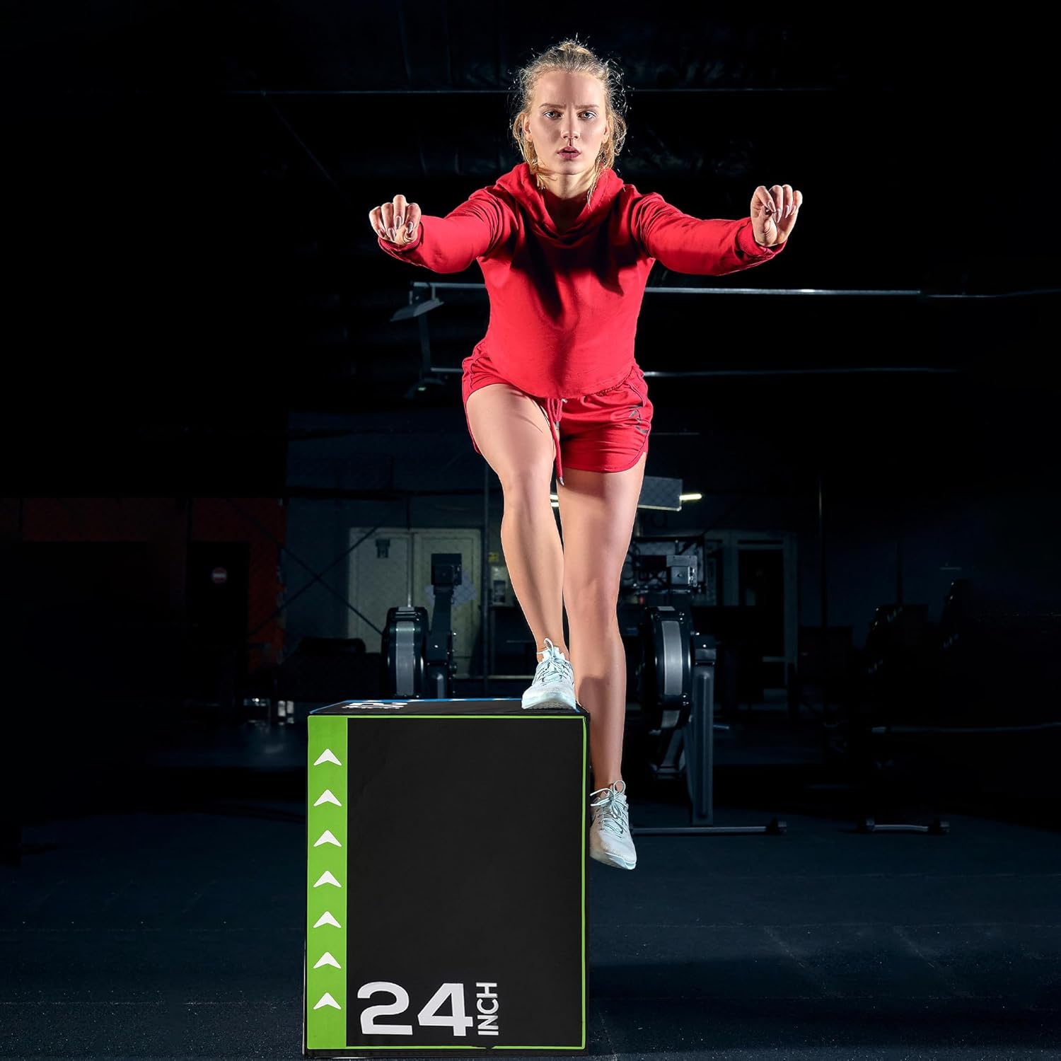 BalanceFrom Plyometric Jump Box for Home Gym