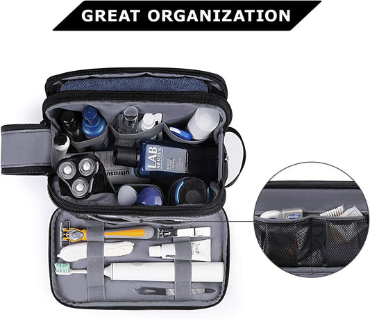 BAGSMART Men’s Toiletry Bag Travel Dopp Kit