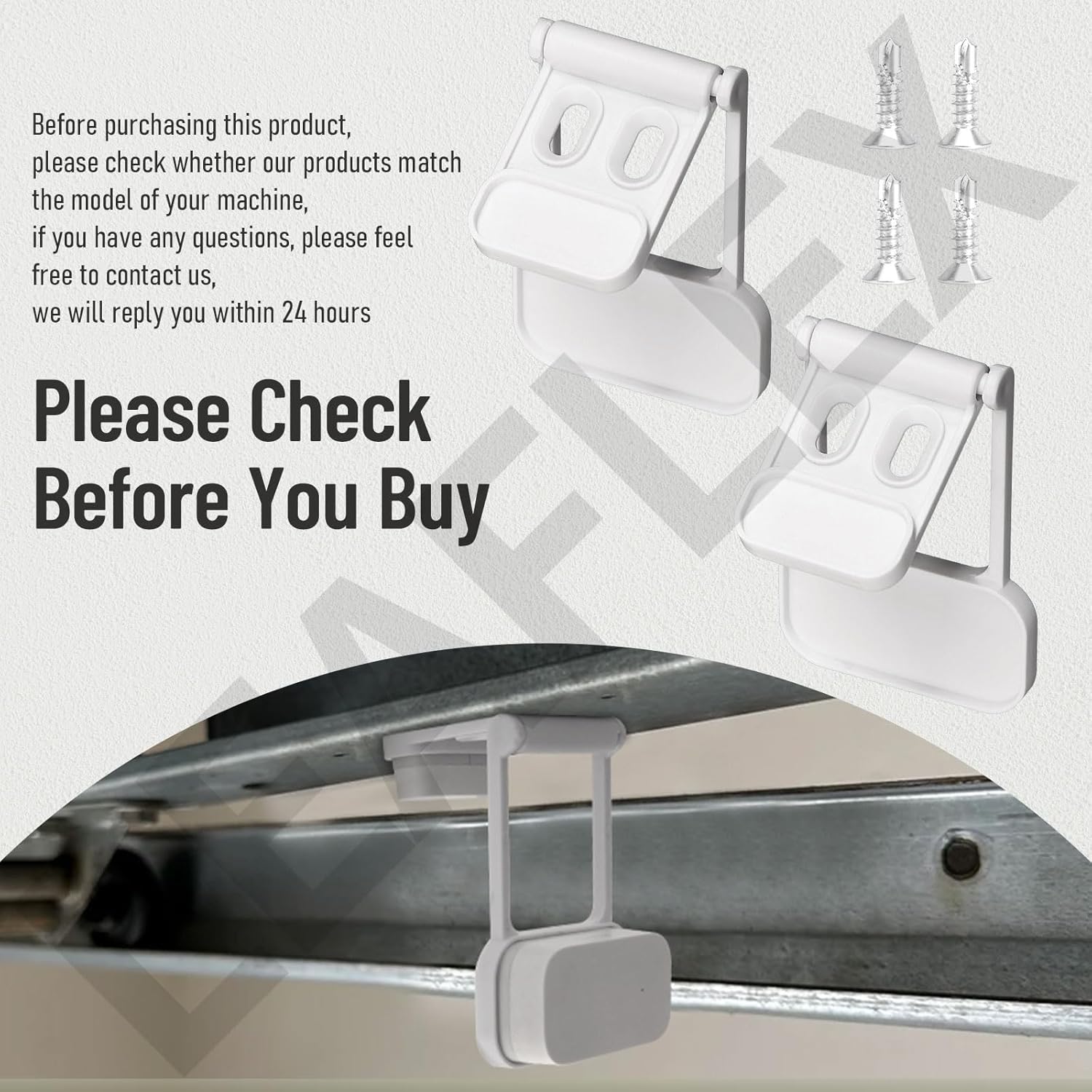 Garage Door Mount Bracket Compatible and Window Sensor