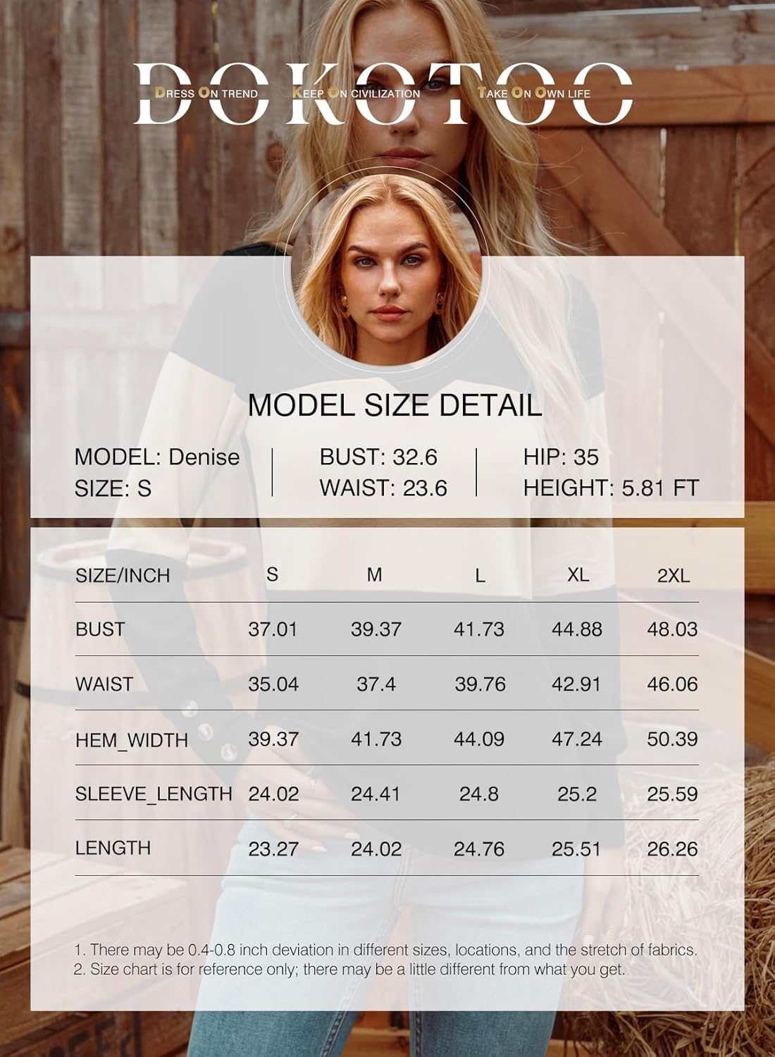 Dokotoo Long Sleeve Shirts for Women Fall Outfits