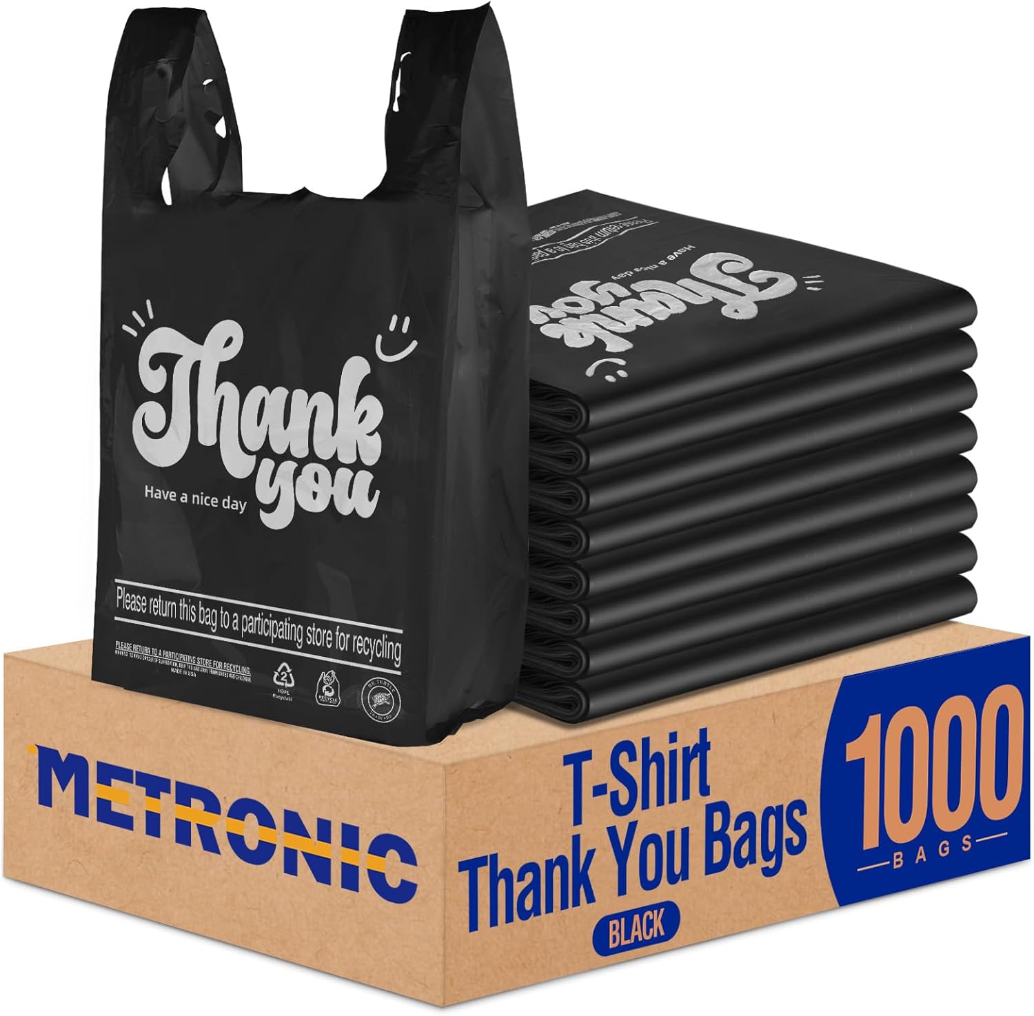 Plastic Retail Shopping Bags with Handles