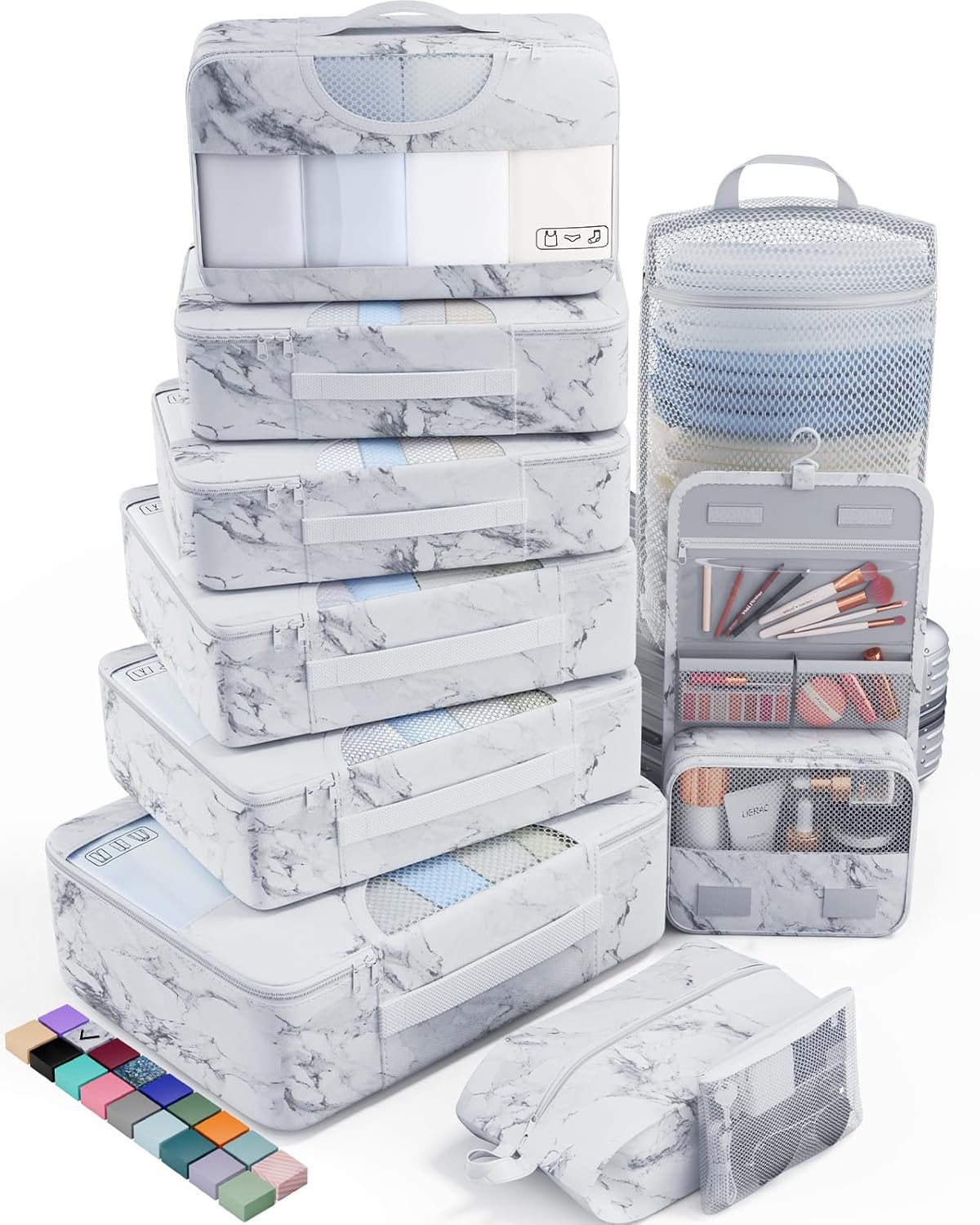 Veken Packing Cubes Set, Travel Luggage Organizers