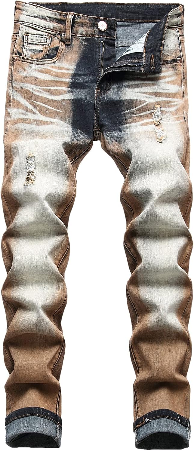 JUNBAOSS Men's Slim Fit Stretch Jeans for Men