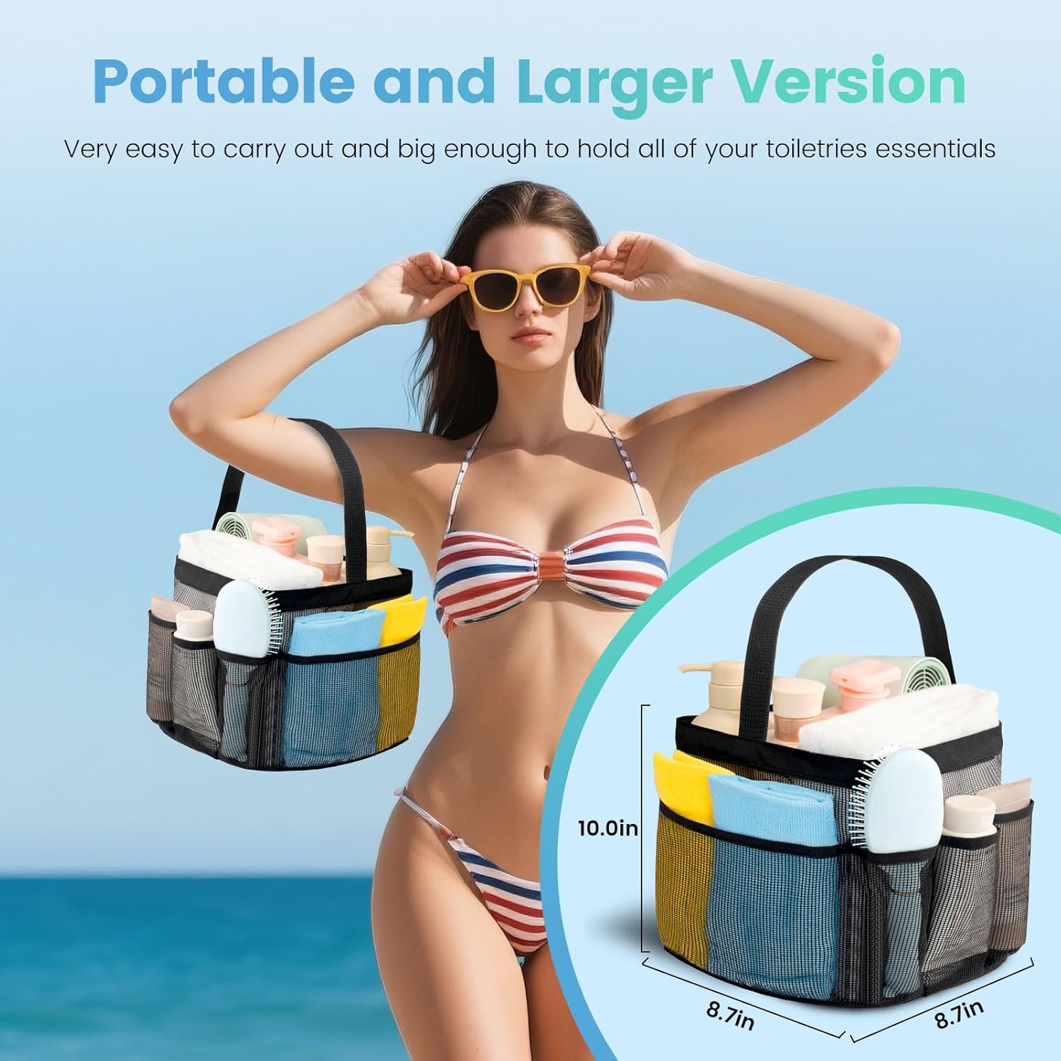 Mesh Shower Caddy for Women