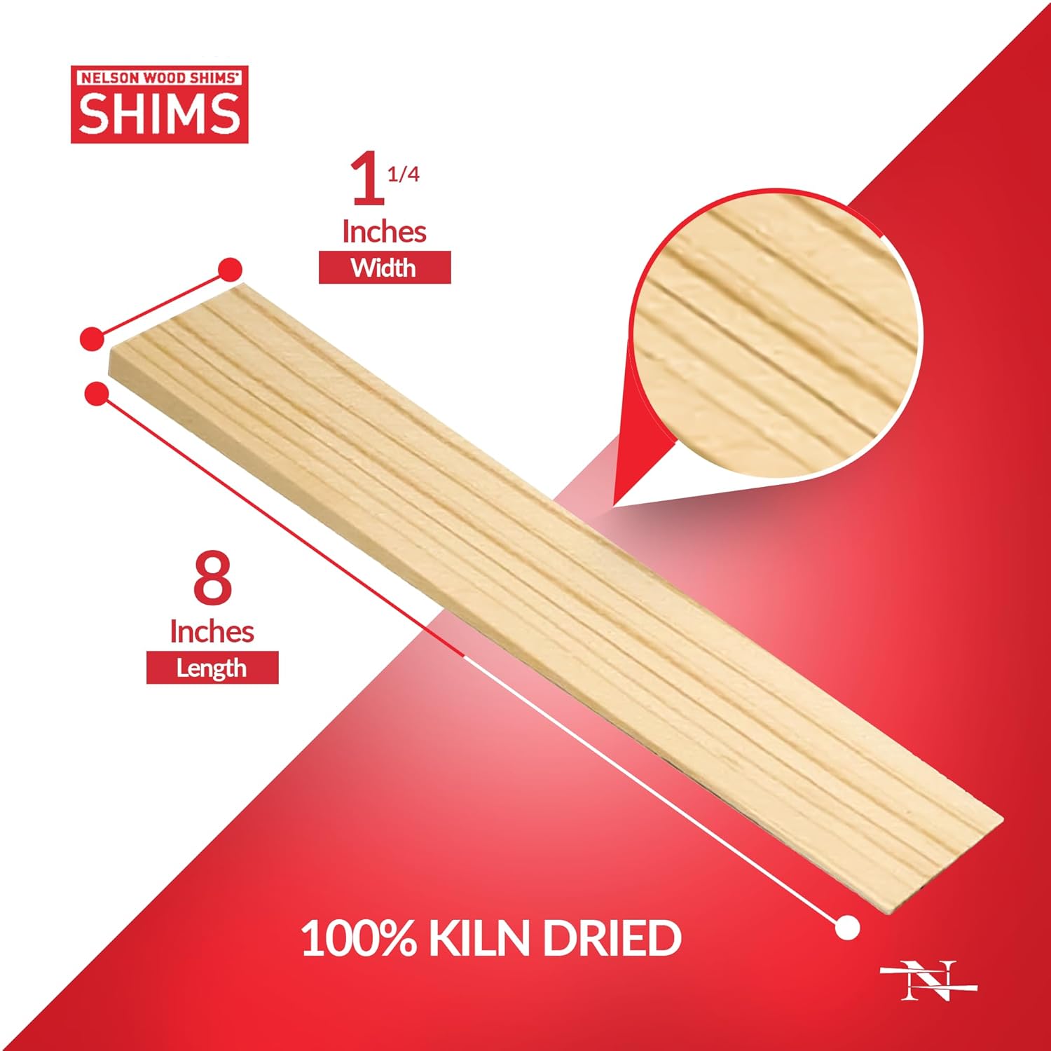 Durable Wood Shims for Toilets & Tables