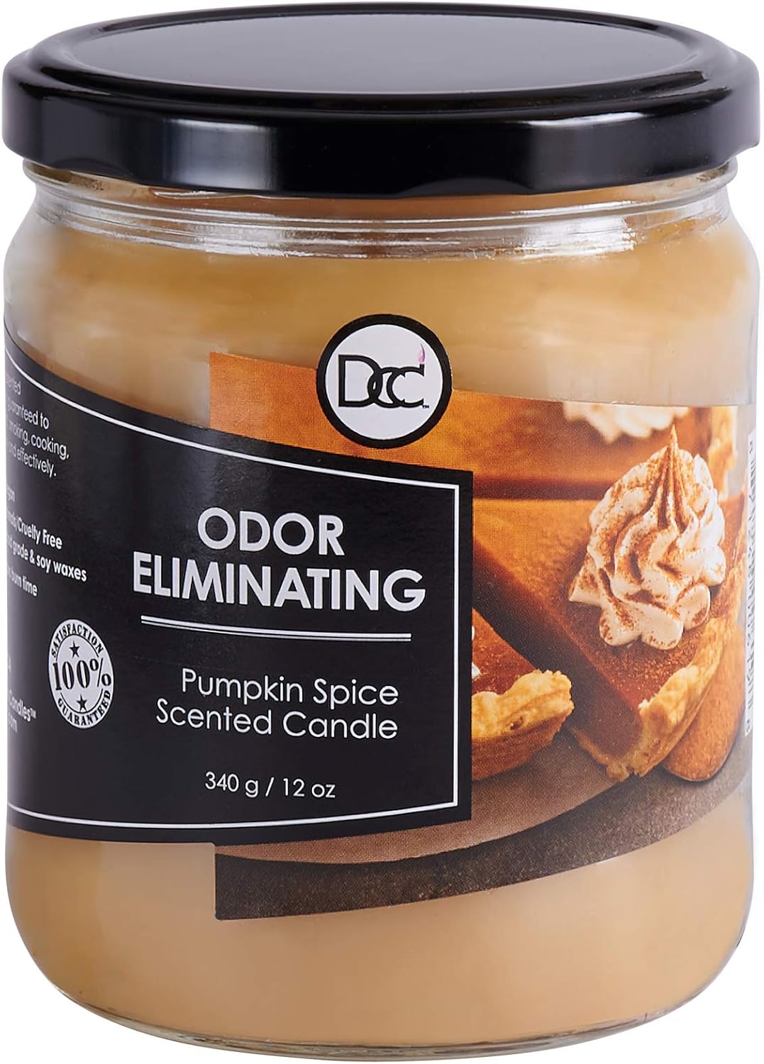 Vanilla Bean Odor Eliminating Candle – 80-Hour Burn
