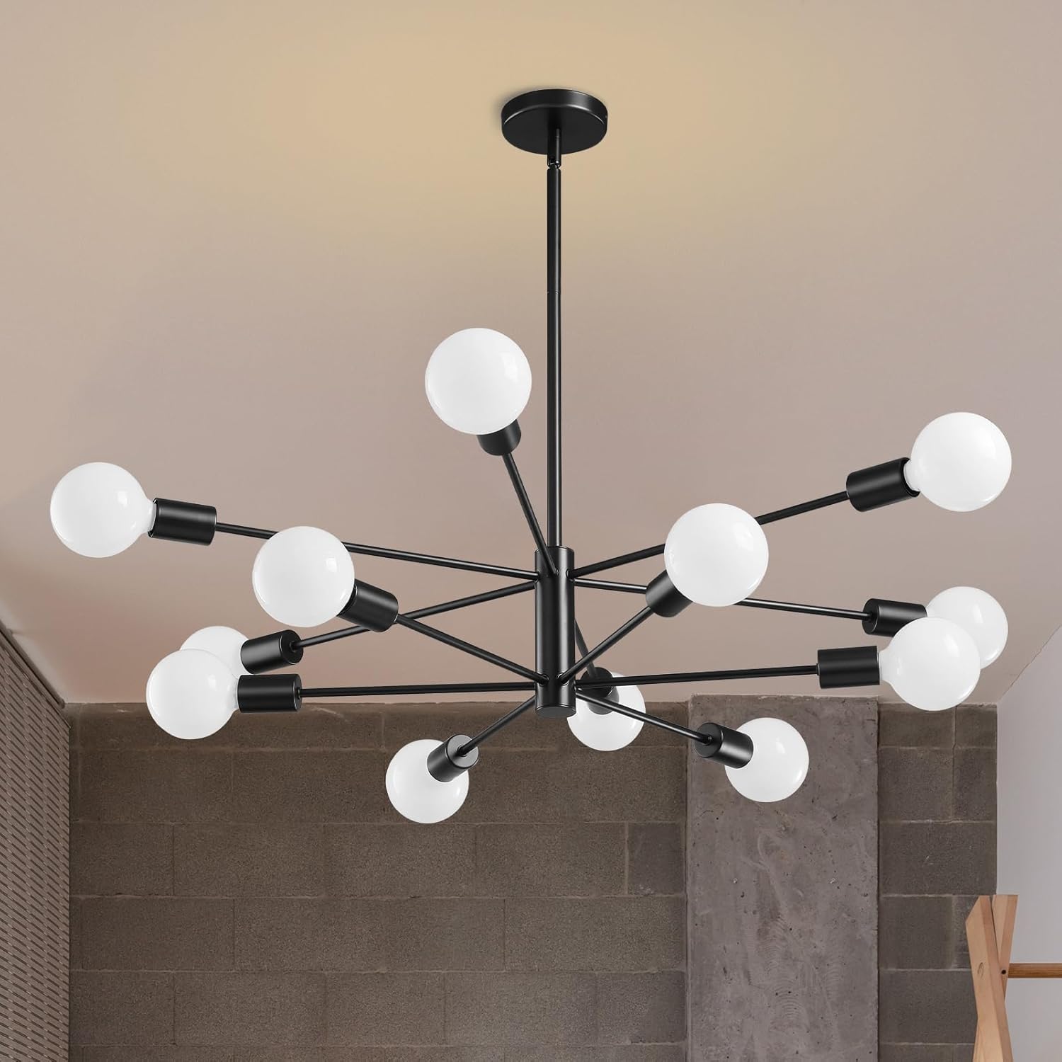 Modern Chandelier Ceiling Light Fixture Sputnik