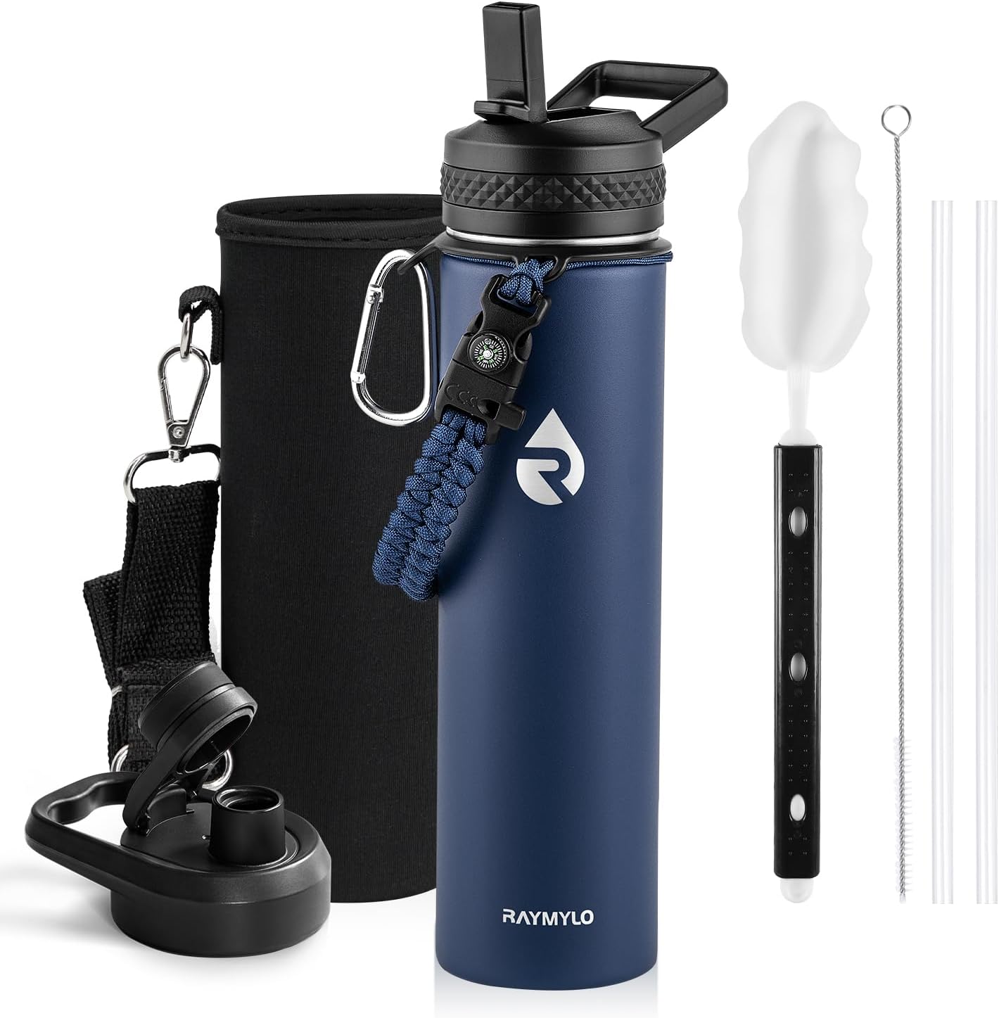 64oz Insulated Water Bottle Stainless Steel