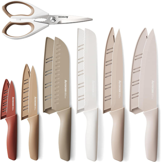 Astercook Kitchen Knife Set Stainless Steel