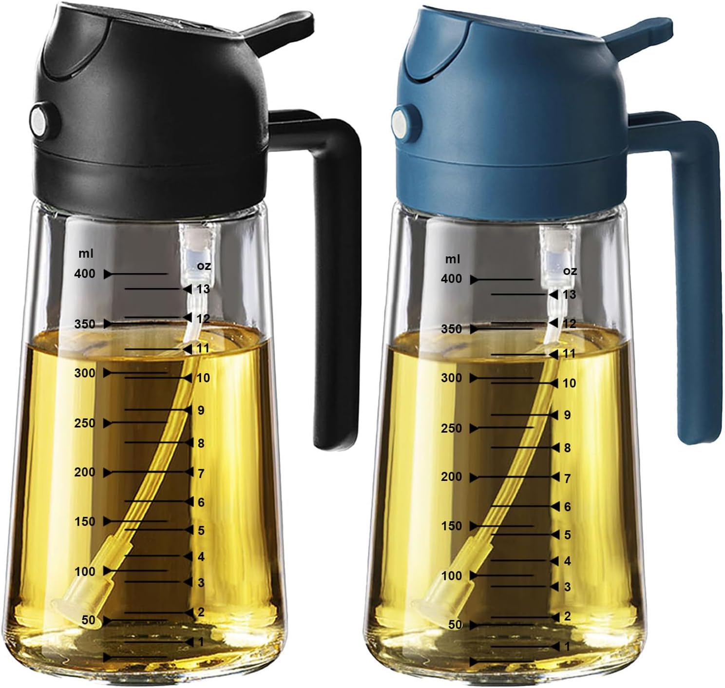 TrendPlain 16oz/470ml Glass Olive Oil Sprayer for Cooking