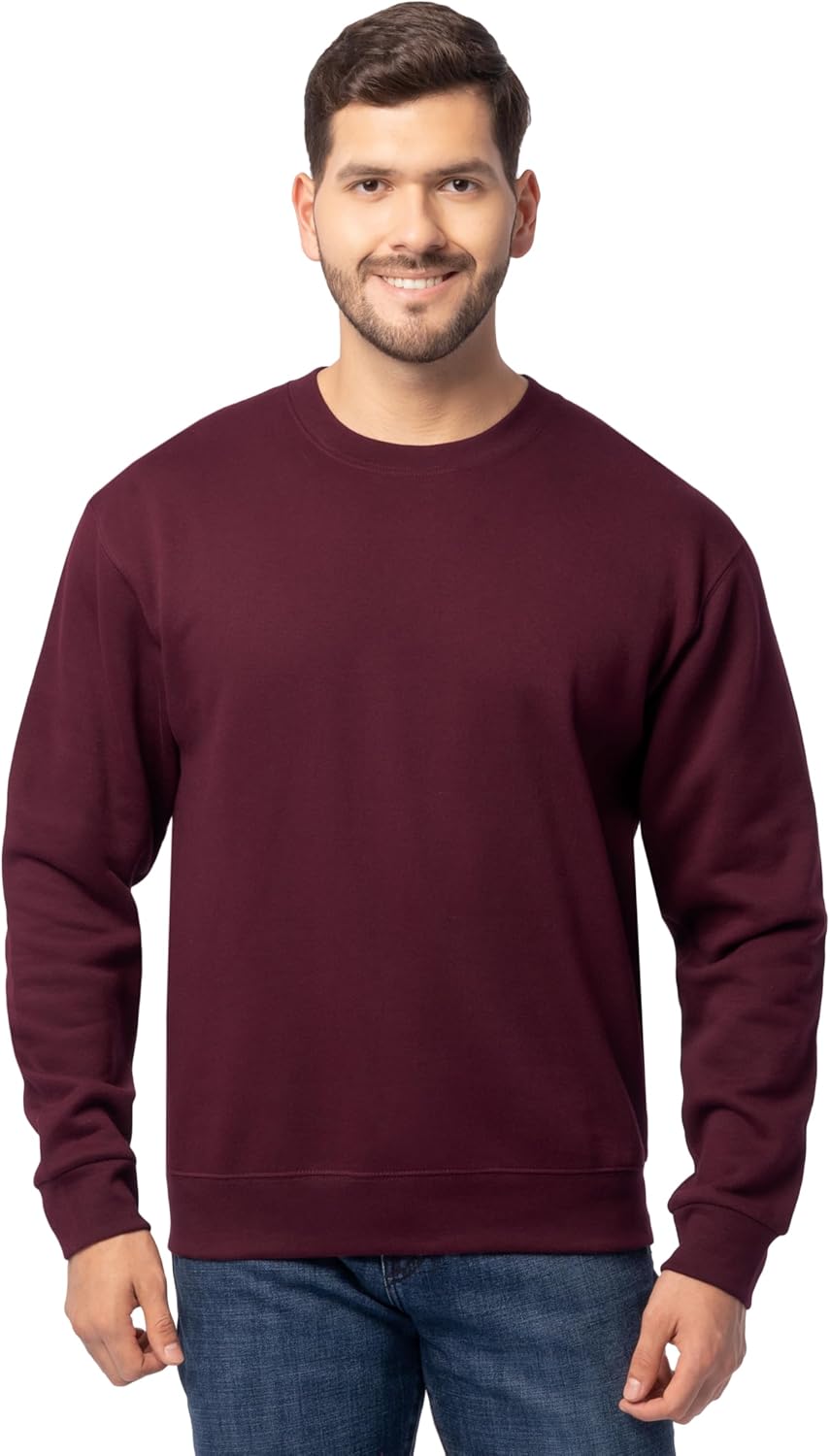 Fruit of the Loom Men's Eversoft Fleece Crewneck Sweatshirts