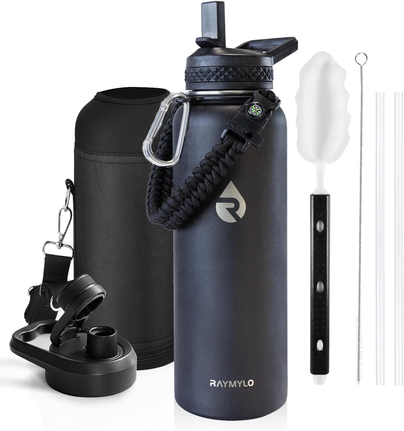 64oz Insulated Water Bottle Stainless Steel
