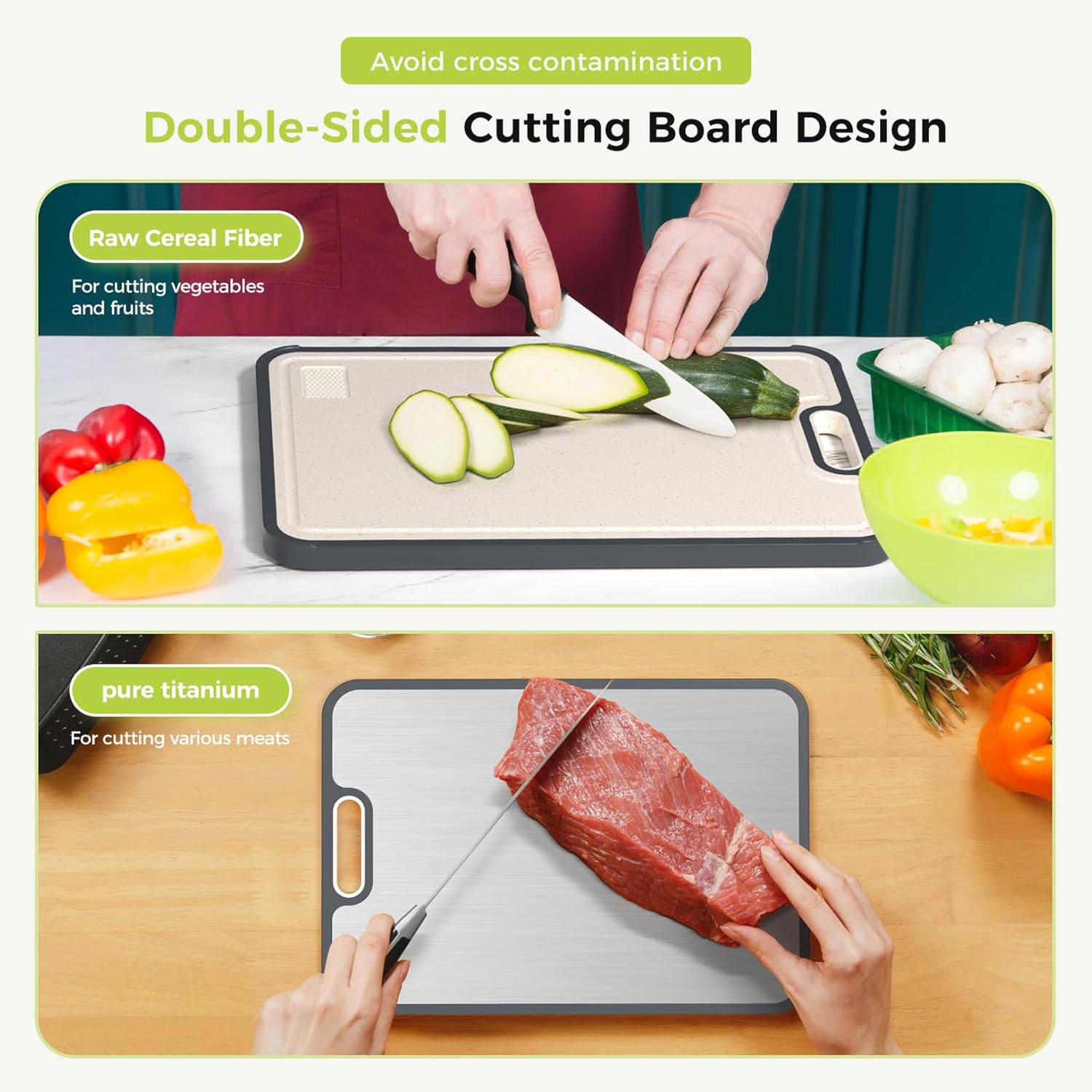 Titanium Cutting Board Food Grade Easy Clean