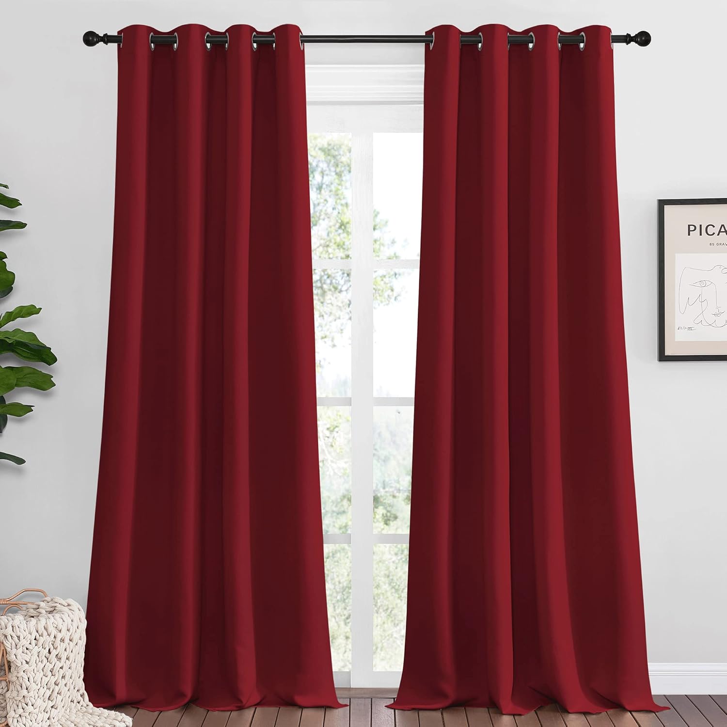 NICETOWN Halloween Blackout Curtains