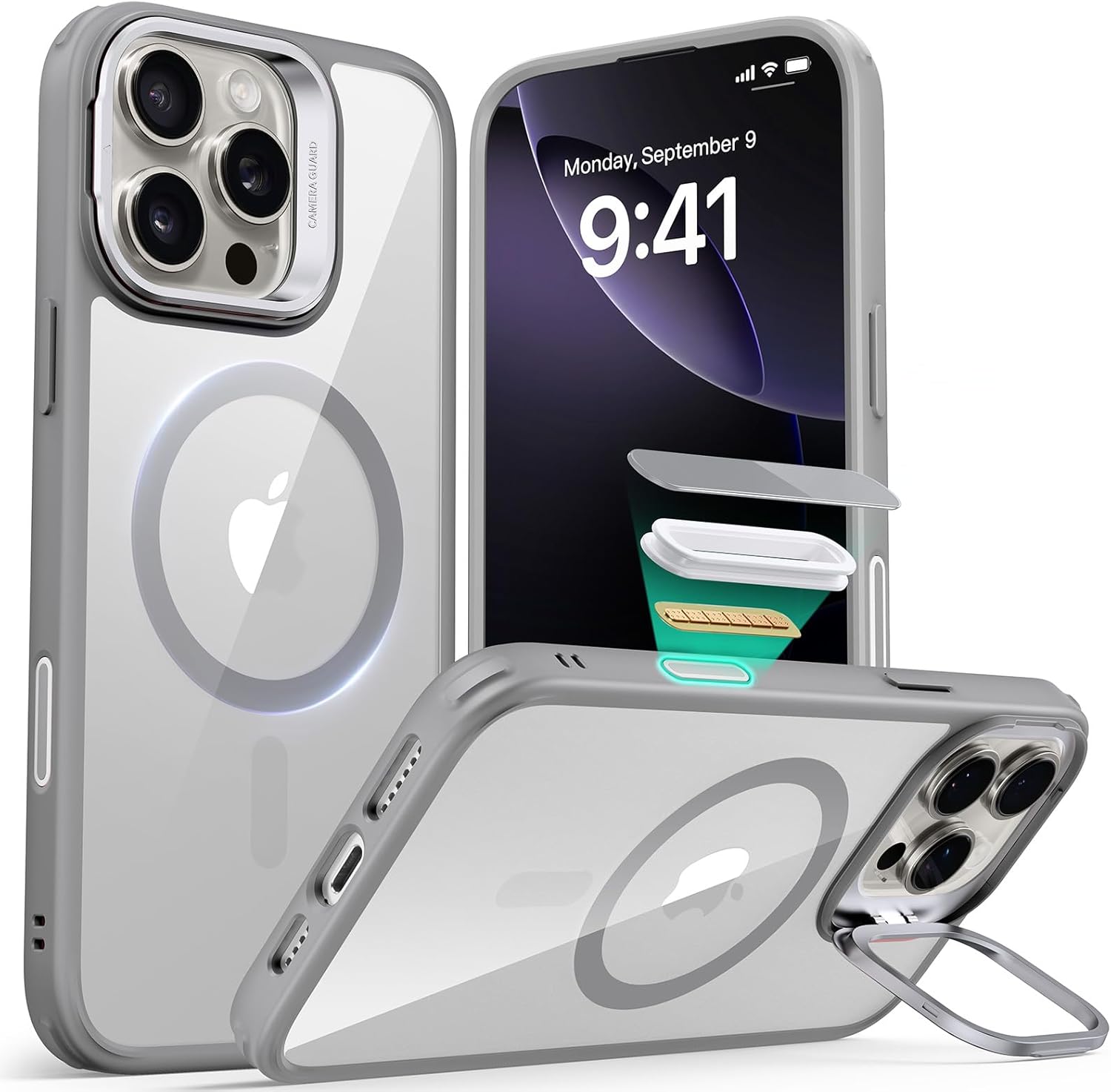 ESR for iPhone 17 Pro Max Case with Stash Stand