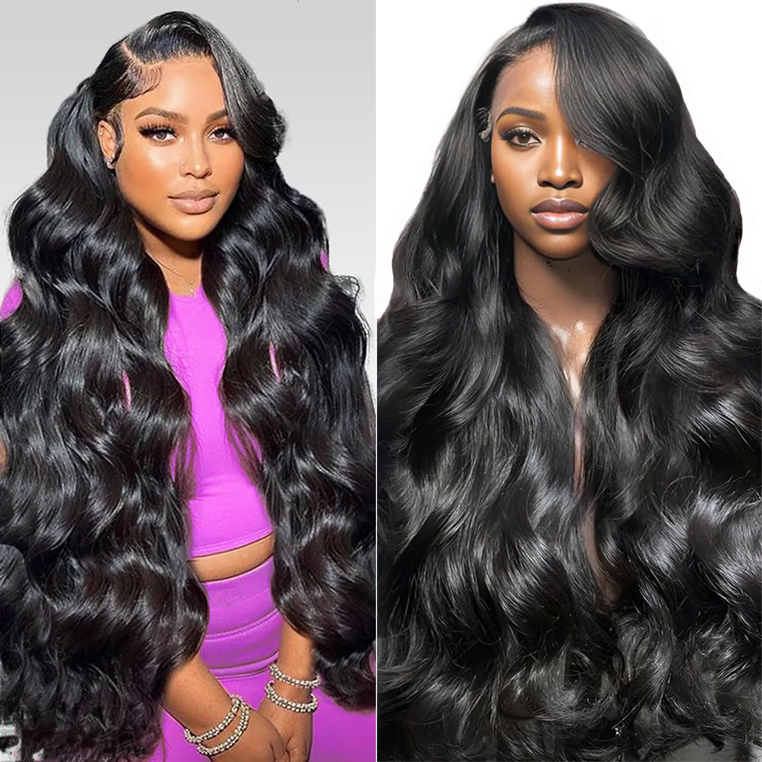 JTMMP 26" Deep Wave Lace Front Wig