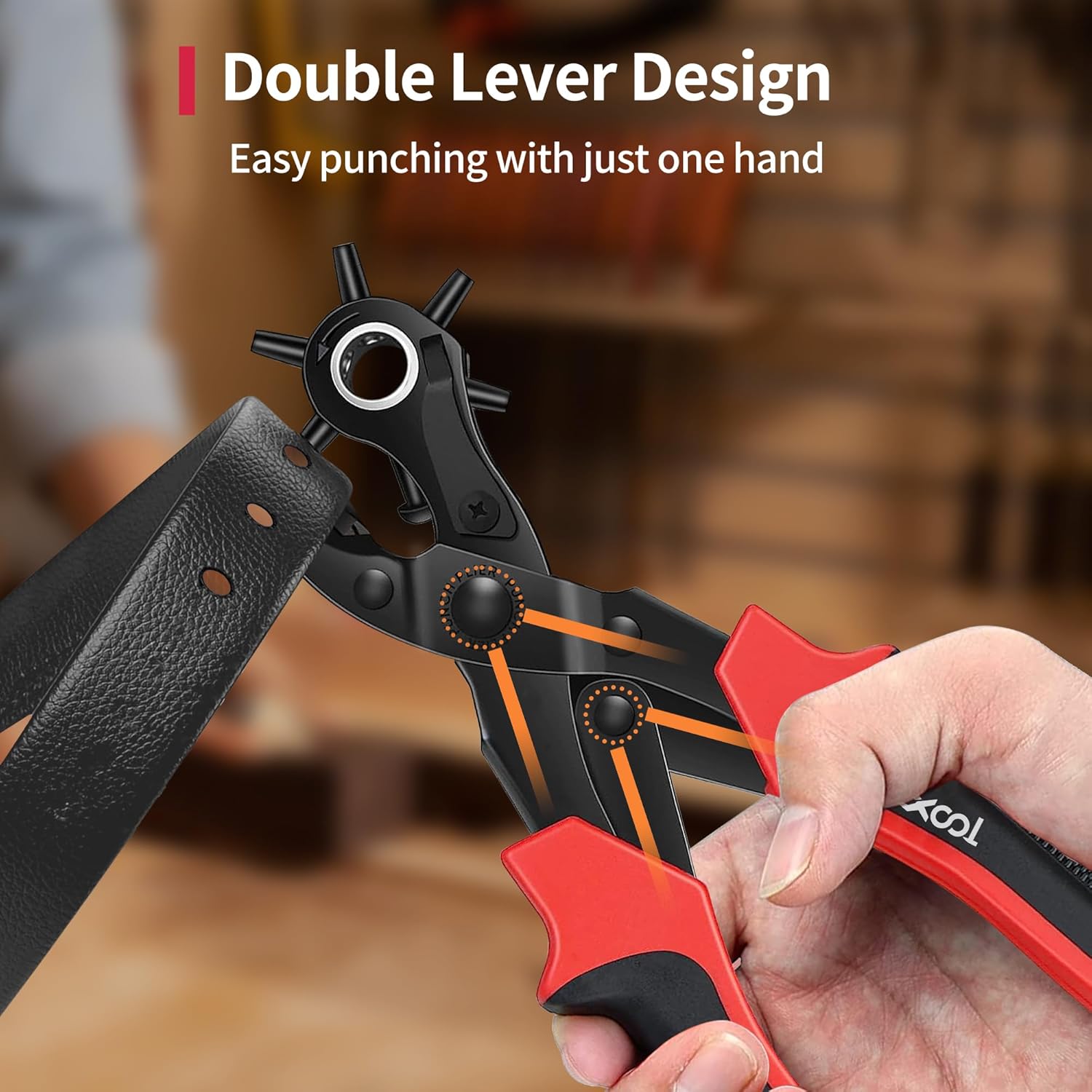 XOOL Leather Hole Punch Plier Kit
