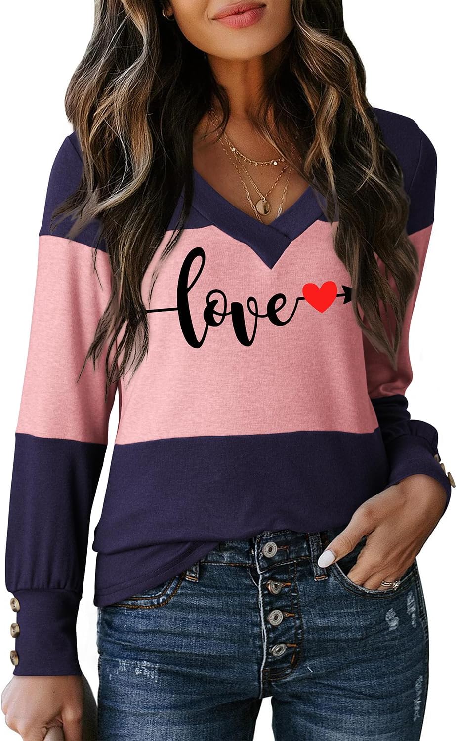 Dokotoo Long Sleeve Shirts for Women Fall Outfits