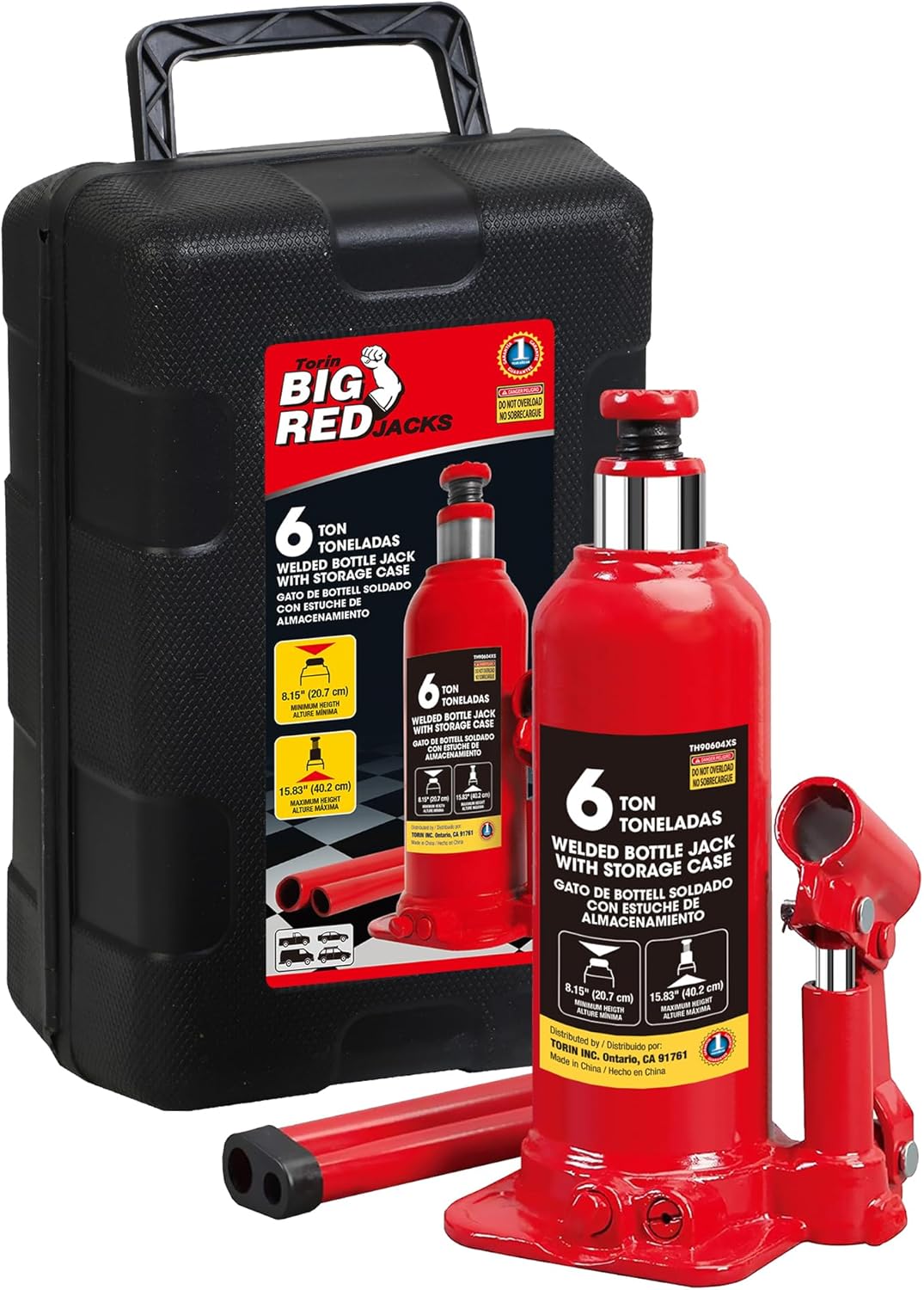 Torin T90413 Big Red Hydraulic Bottle Jack