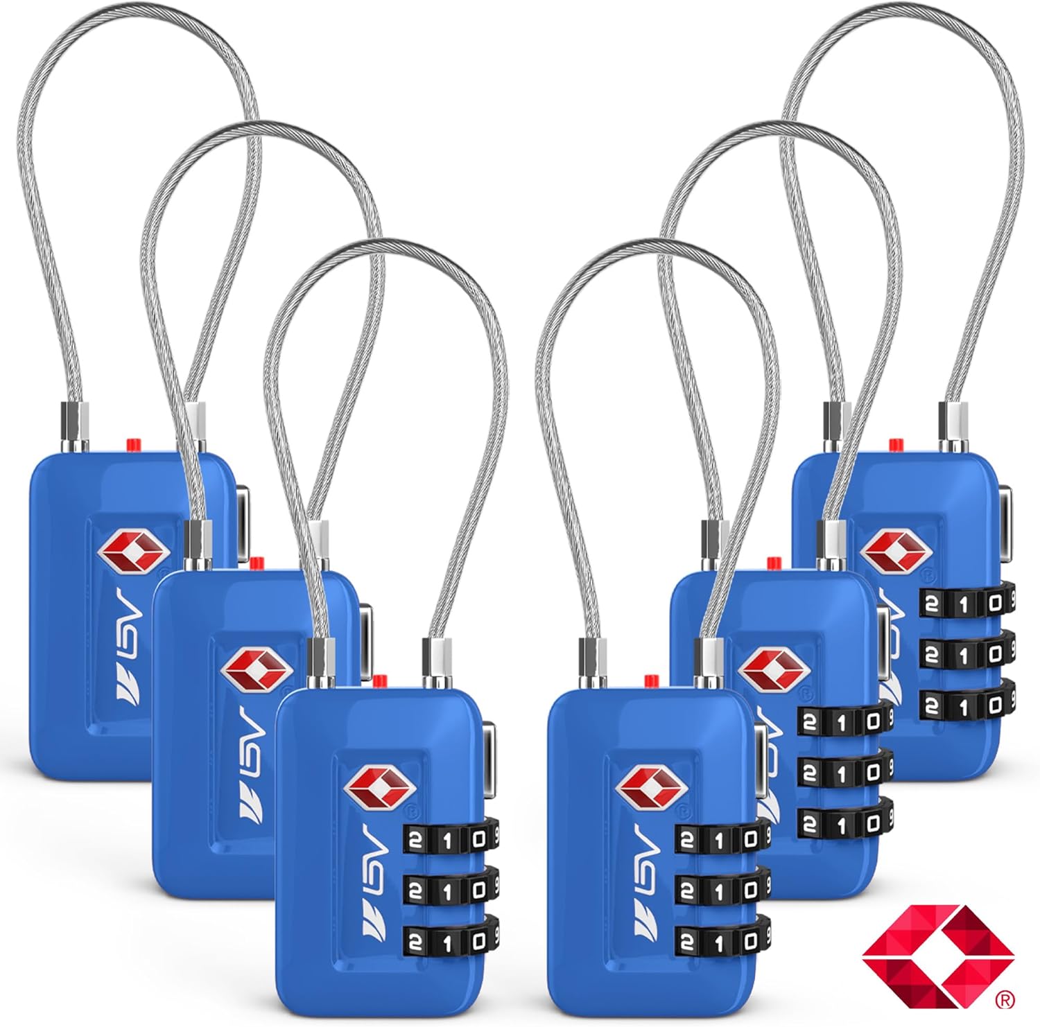 TSA Approved Travel Luggage Locks