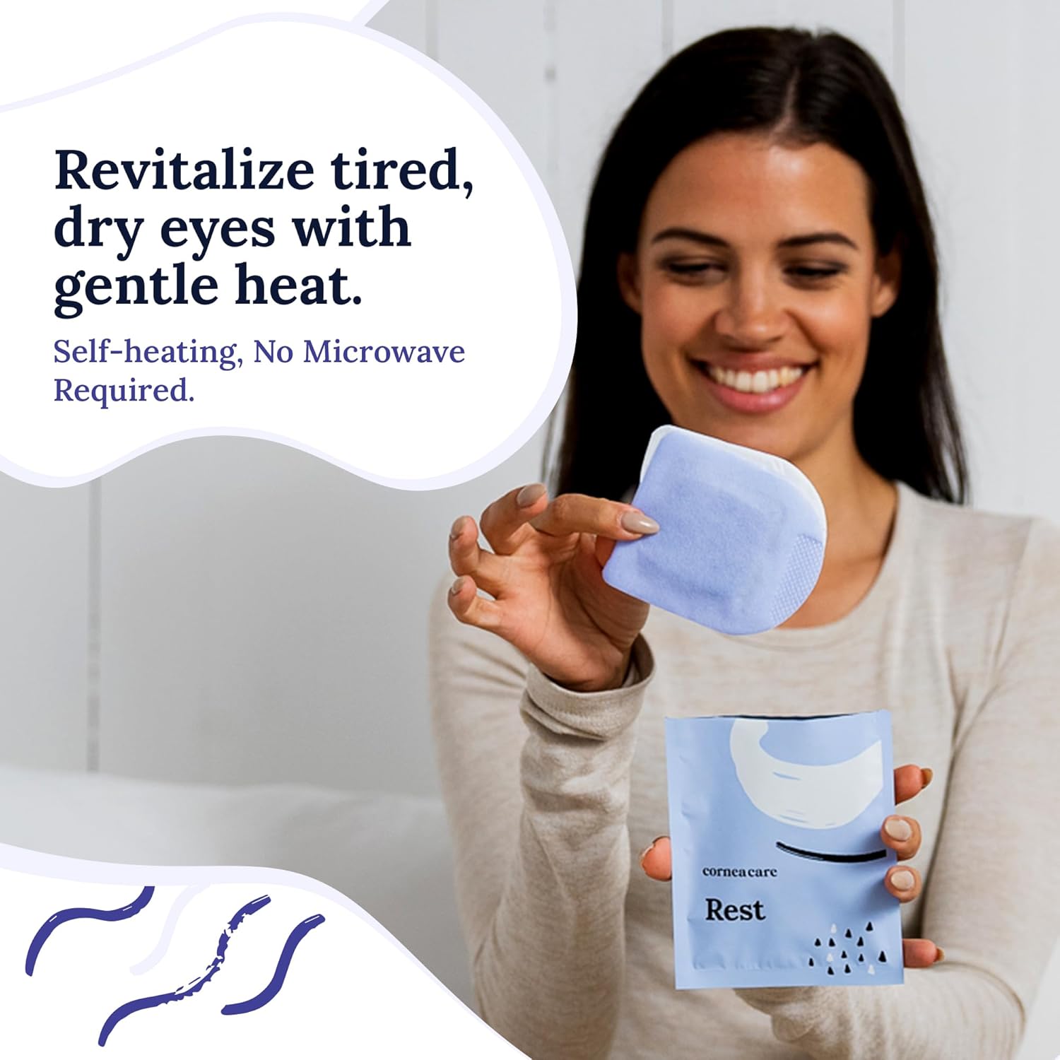Rest Self-Heating Eye Mask, Dry Eye Relief