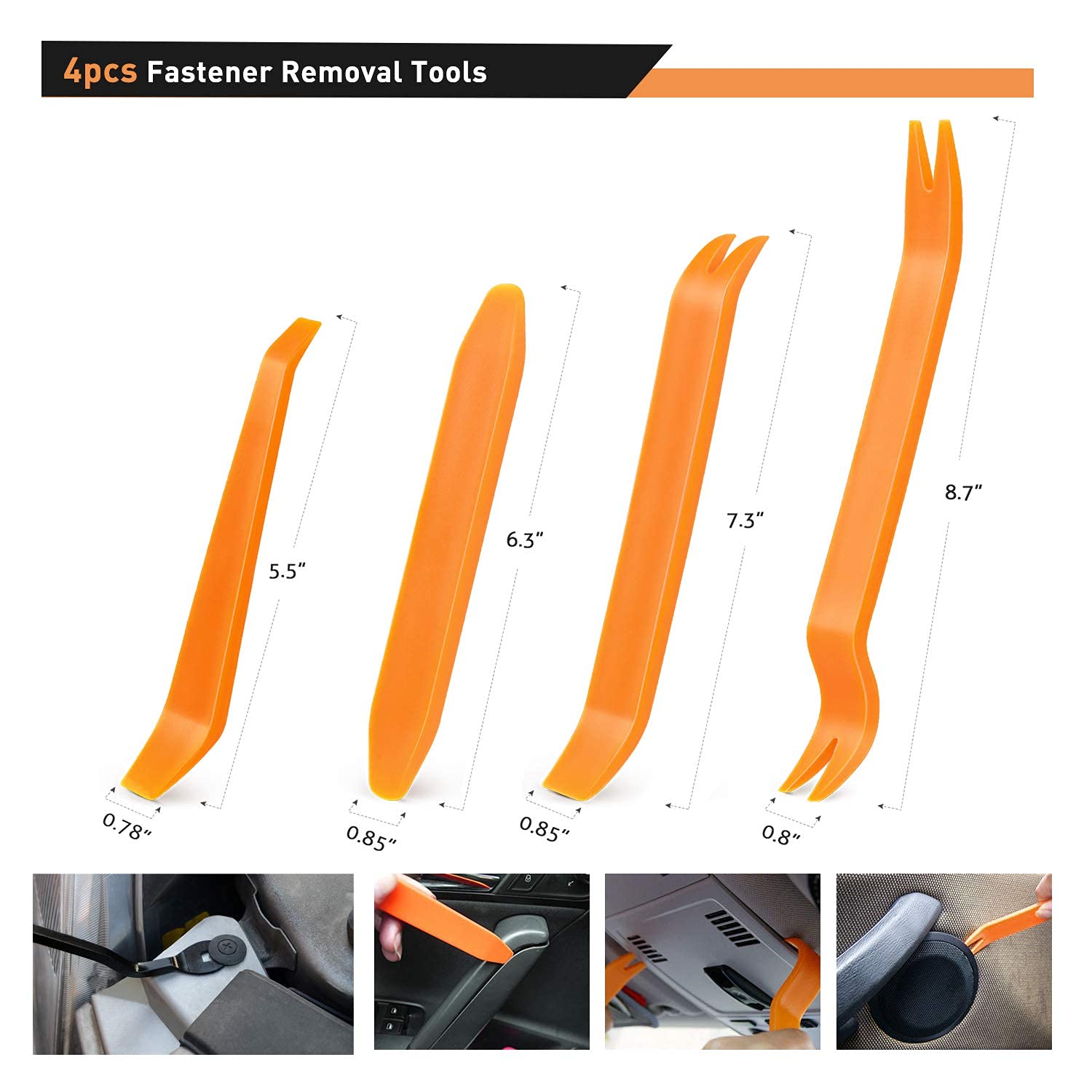 GOOACC 240PCS Car Retainer Clips Set