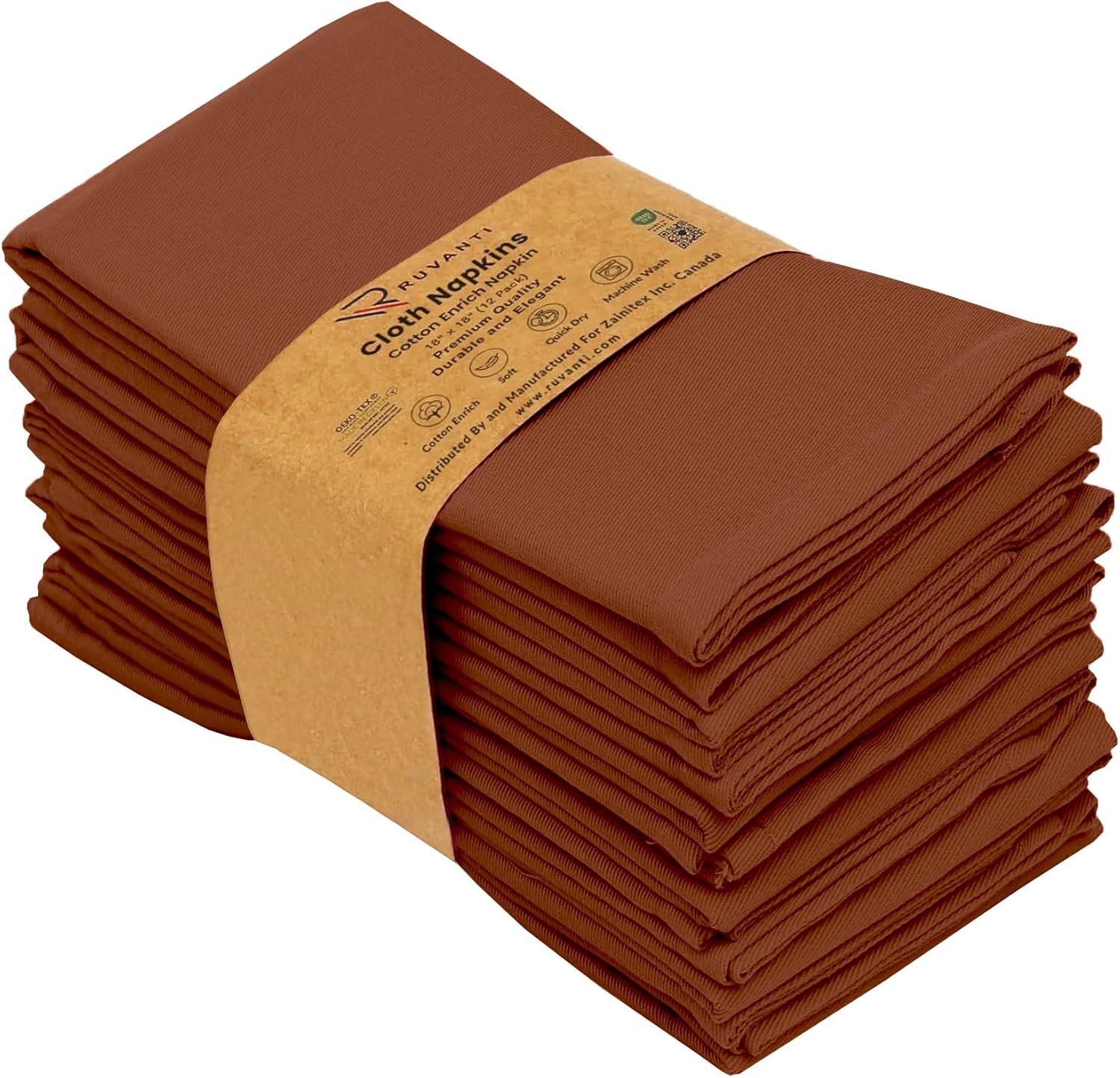 Ruvanti Cloth Napkins Set of Napkins Cloth Washable