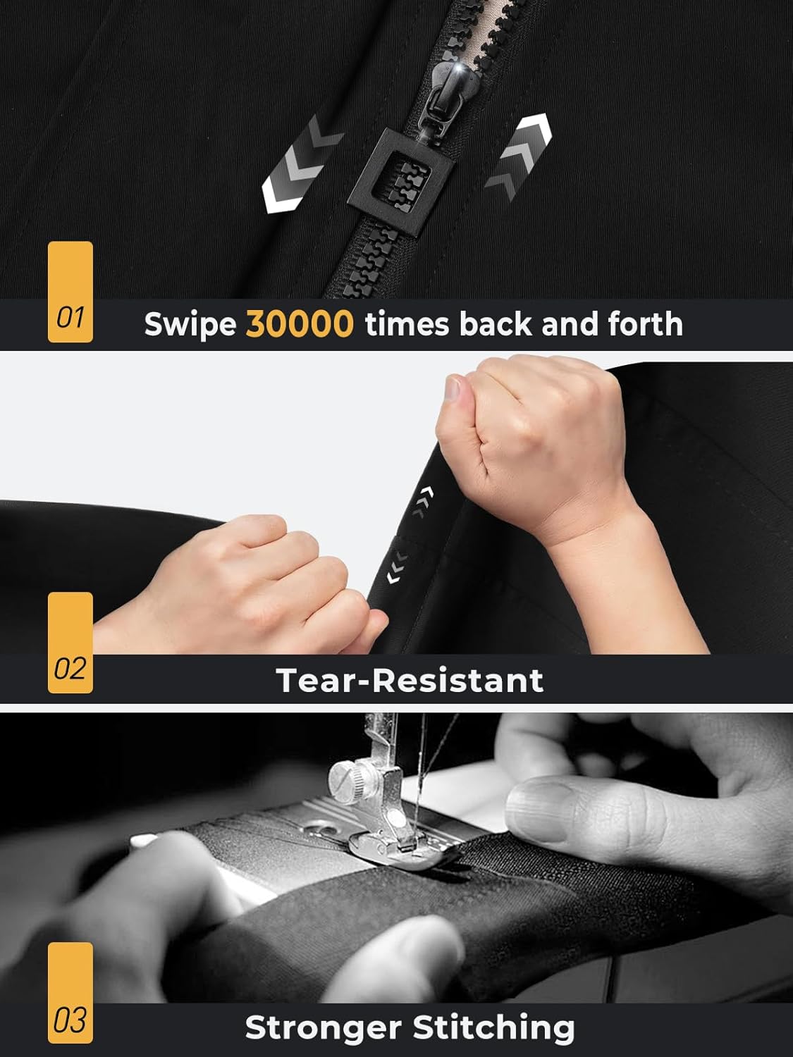 SaphiRose Women's Long Hooded Rain Jacket