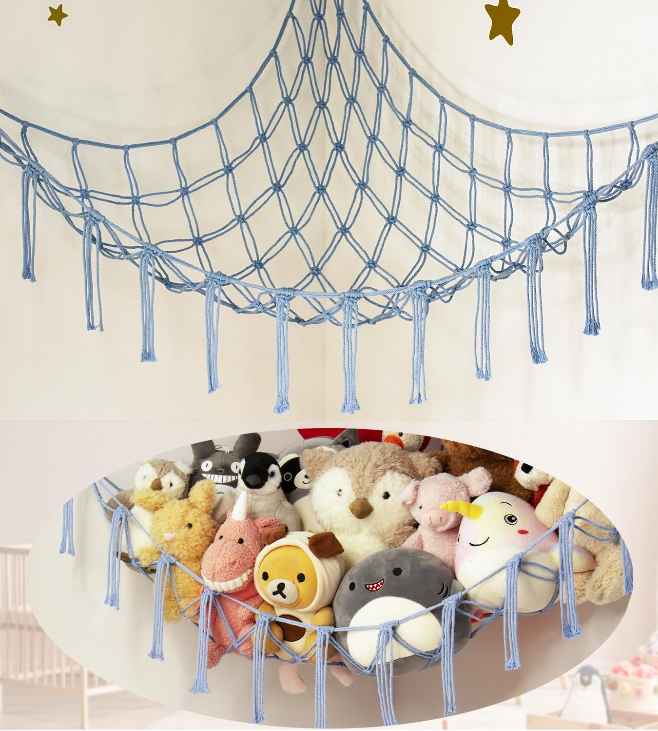 Stuffed Animal Storage Hammock or Net Corner
