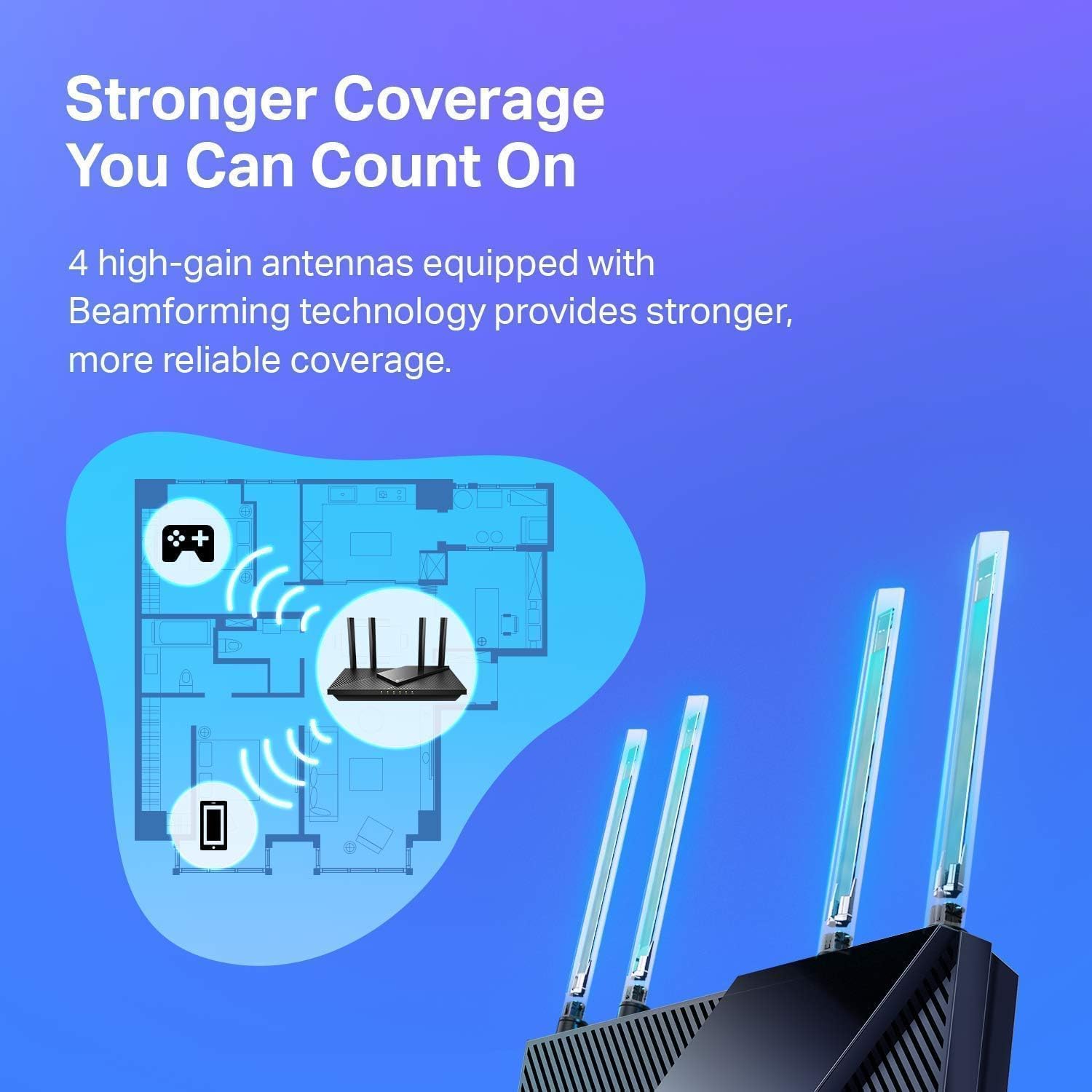 TP-Link AX1800 WiFi 6 Router – Dual Band, Gigabit, Alexa Compatible
