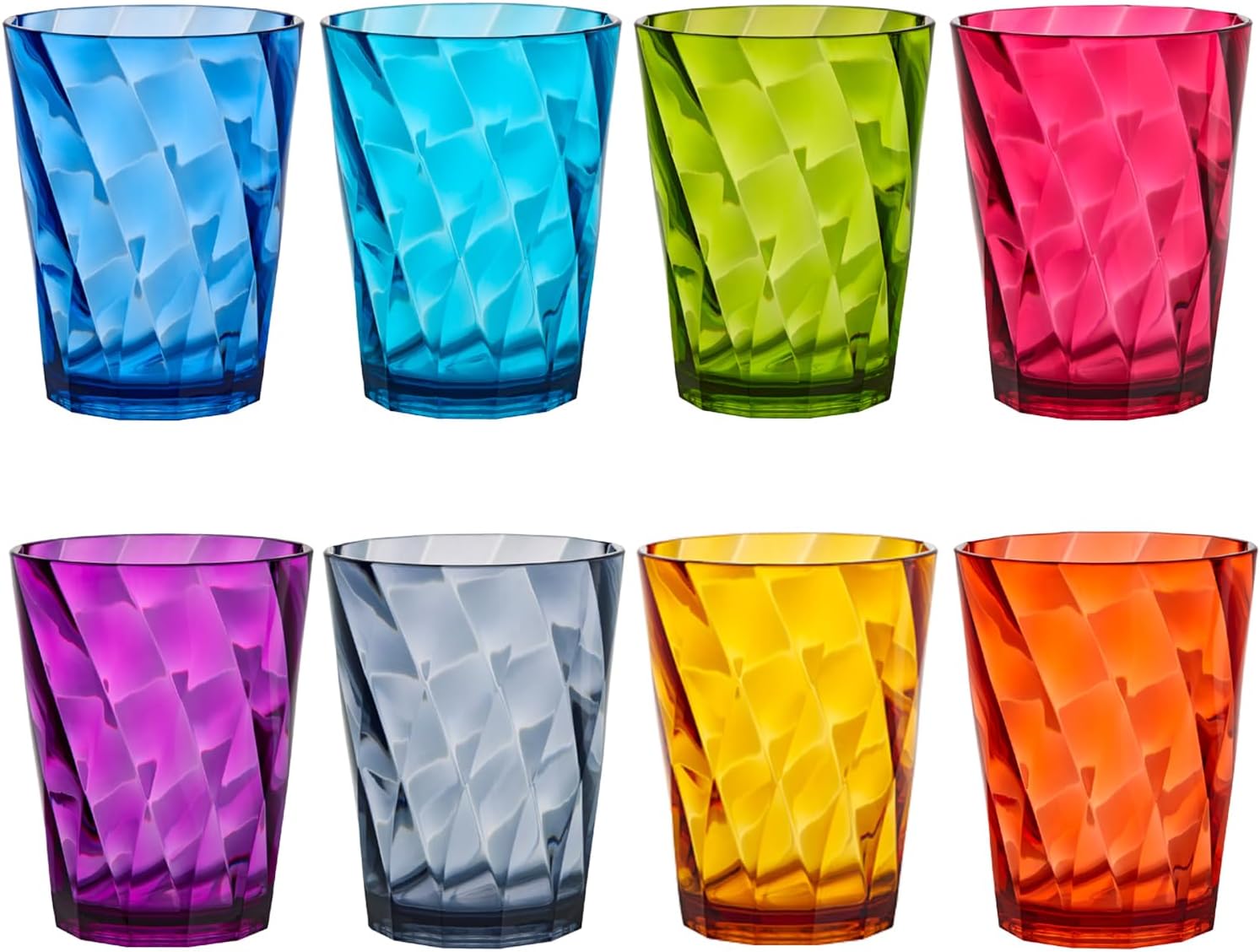 US Acrylic Optix Plastic Reusable Drinking Glasses