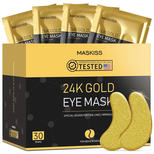 24K Gold Under Eye Patches for Dark Circles