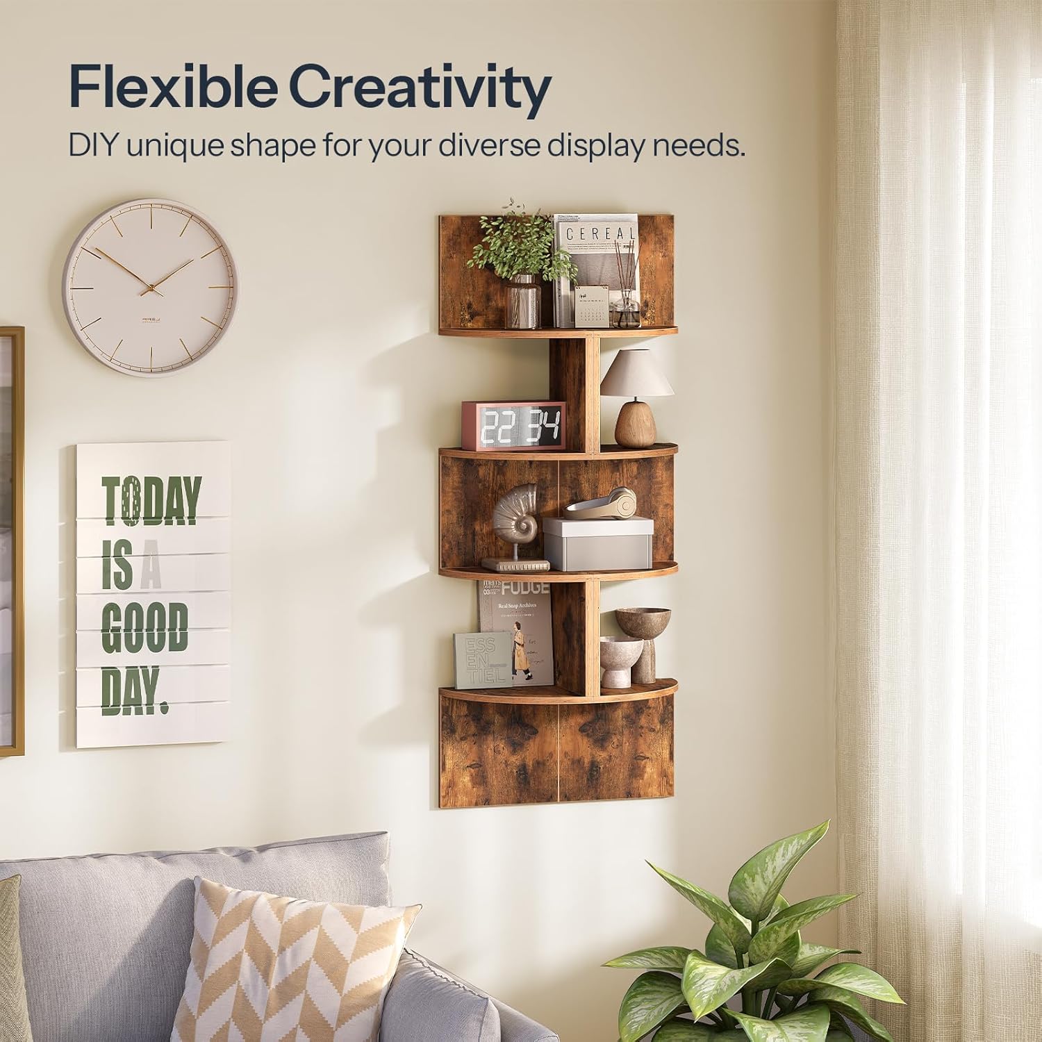 HOOBRO Corner Shelf Wall-Mounted