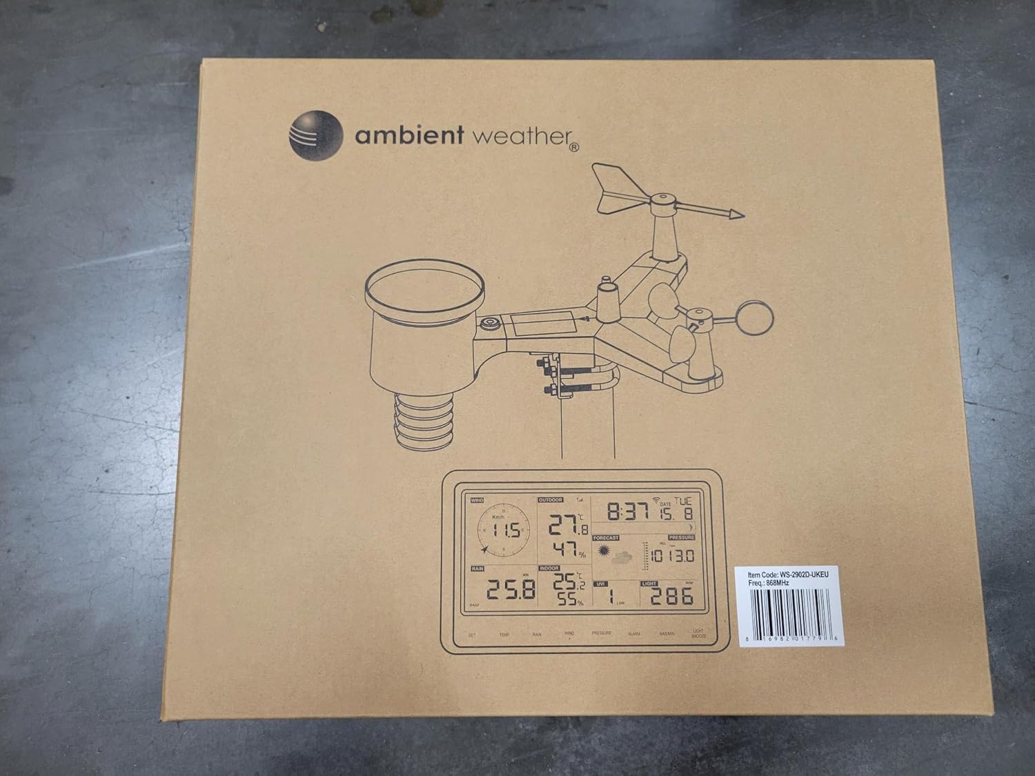 Ambient Weather WS-2902 WiFi Smart Weather Station