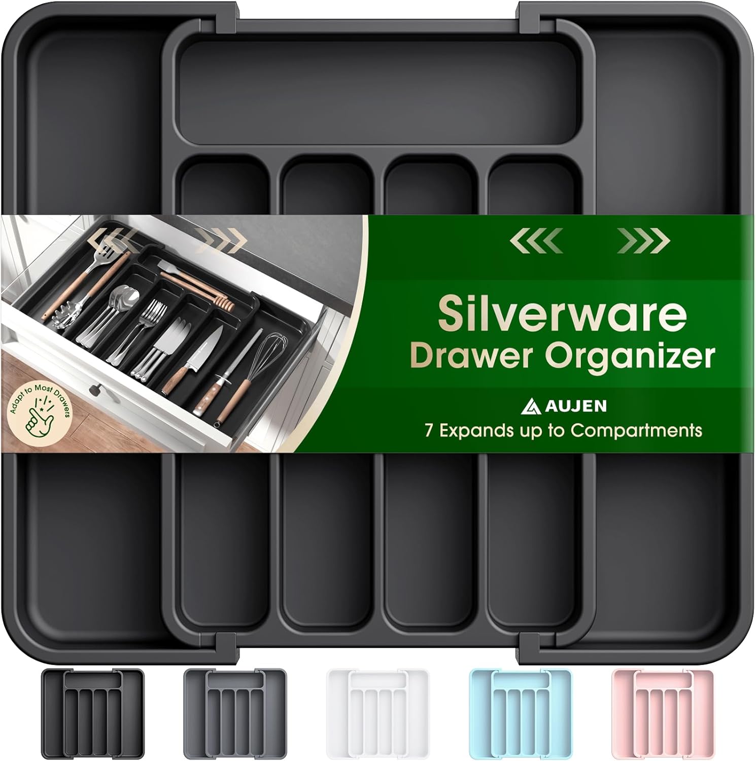 Aujen Silverware Organizer