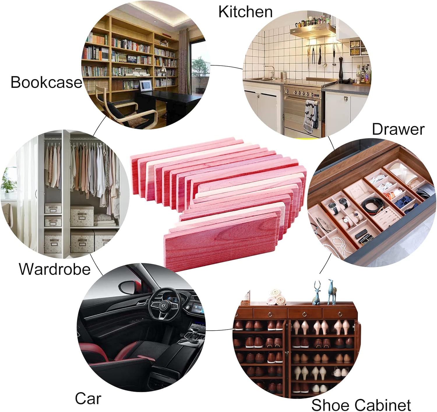 Cedar Space Cedar Blocks for Closet Storage