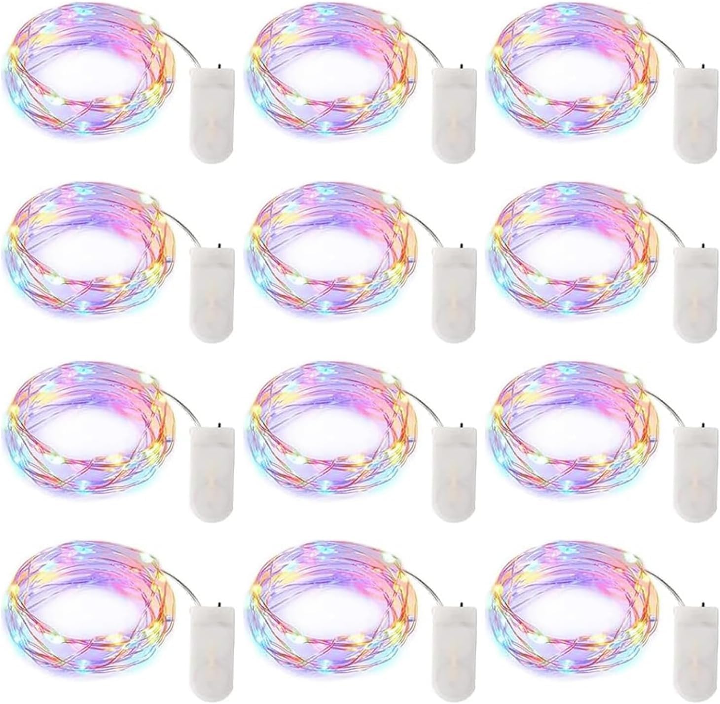 Brightown 12-Pack LED Fairy String Lights