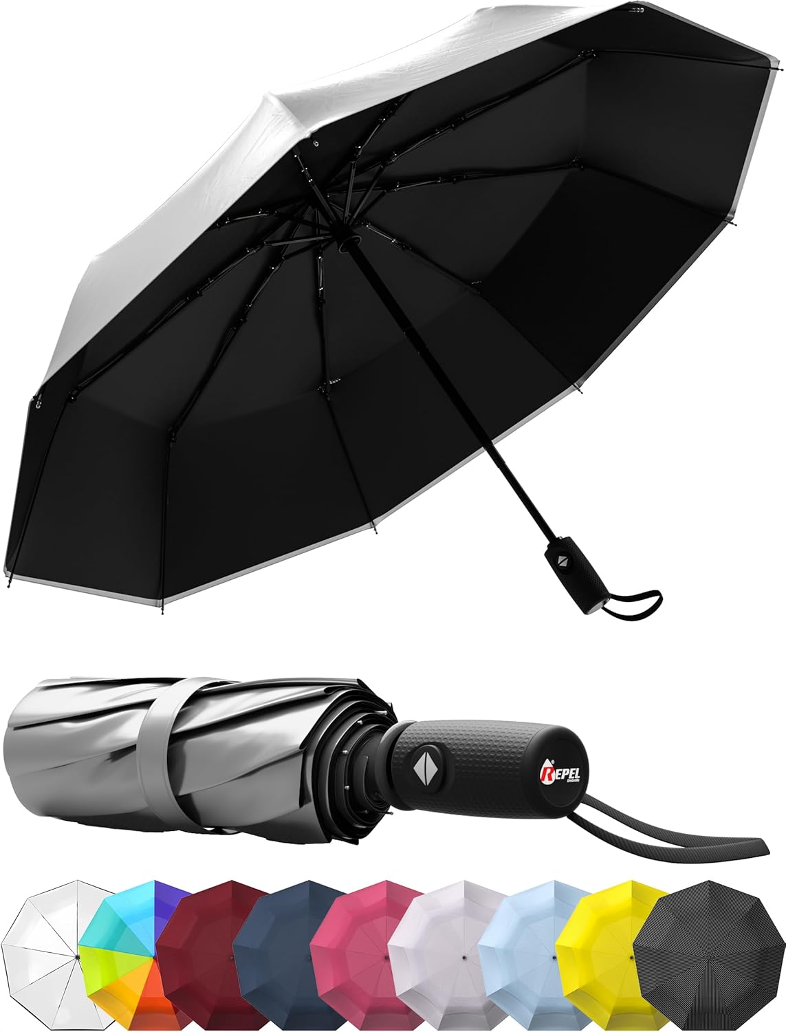 REPEL Windproof Travel Umbrella