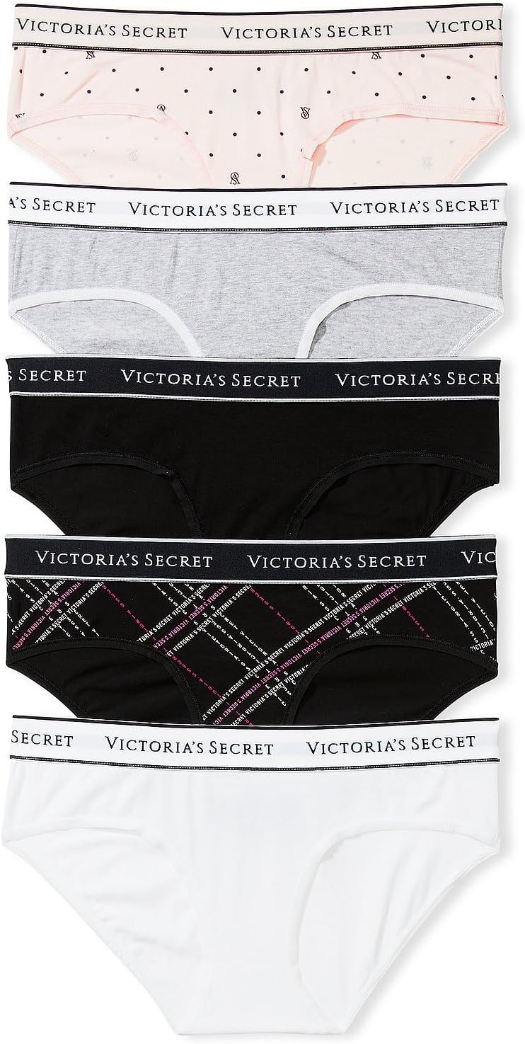 Victoria's Secret Women's Cotton Logo Hipster Underwear