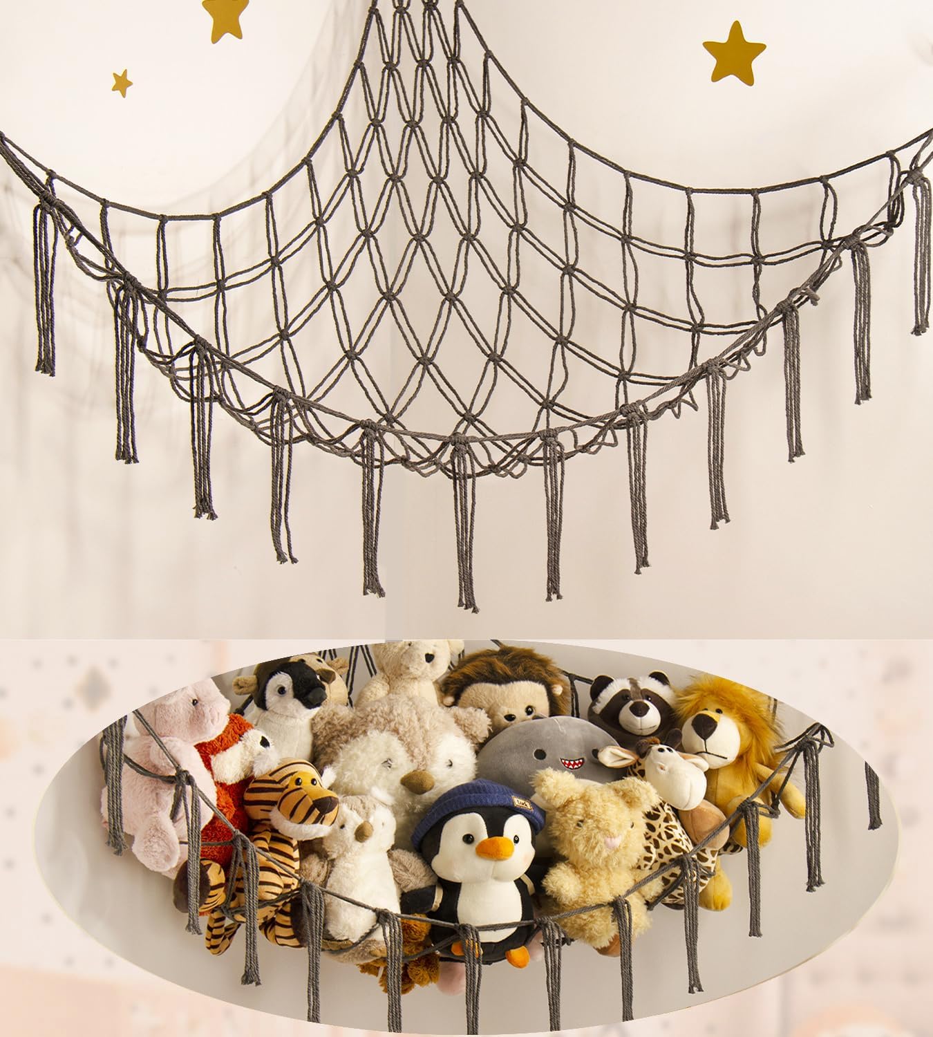 Stuffed Animal Storage Hammock or Net Corner
