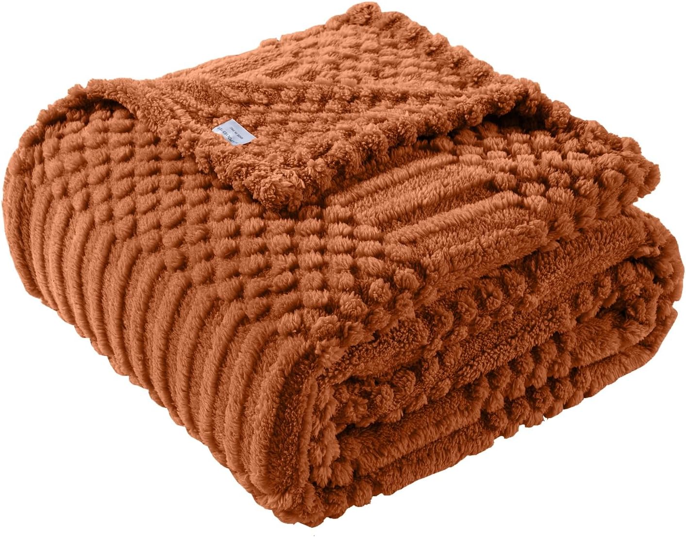 Rust Throw Blanket Soft & Fluffy FleeceBlanket
