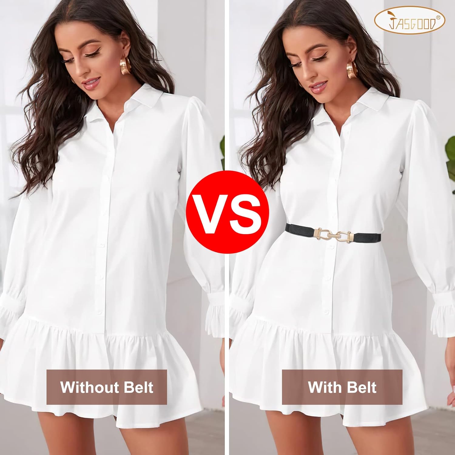 JASGOOD Women Stretchy Waist Belt